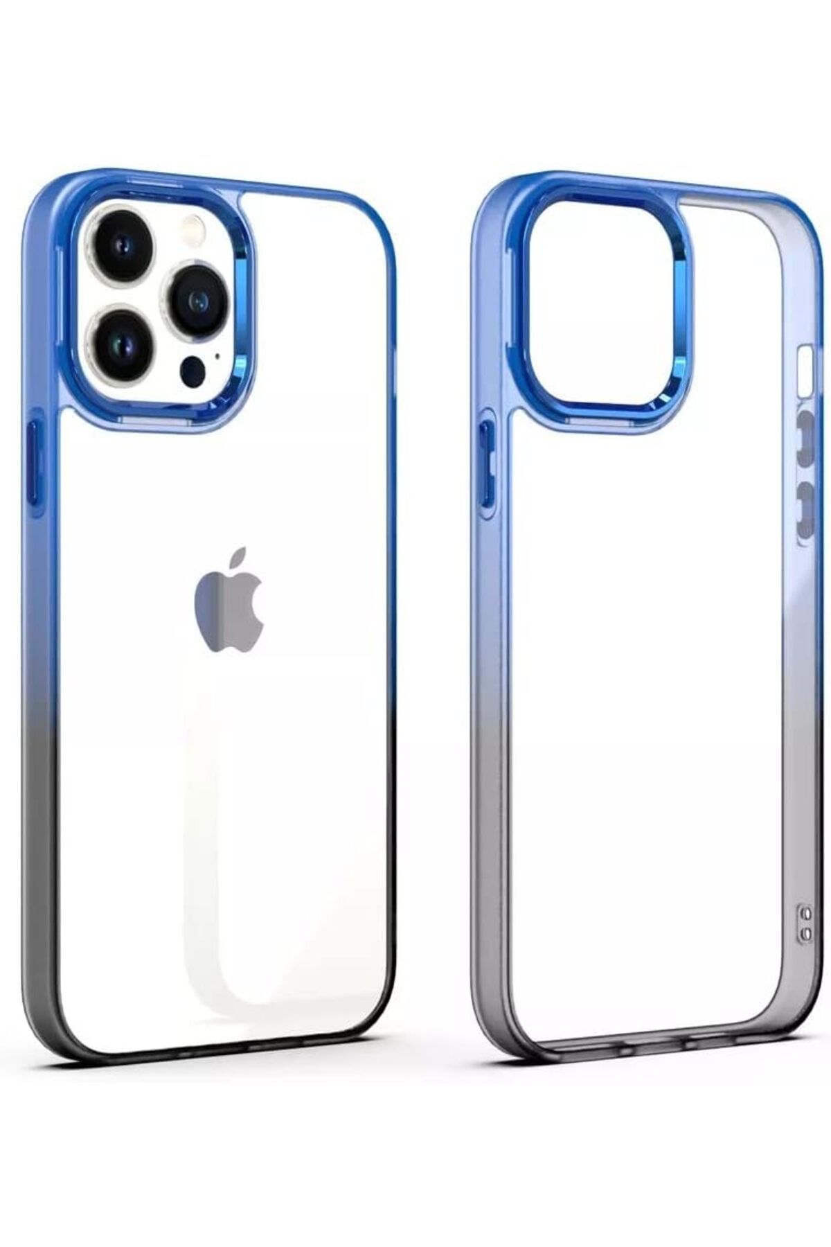MEGOBİNE WHERE GİYİM & AKSESUAR iPhone 13 Pro (6.1) inç Kılıf Gökkuşağı Çift Renk (Metal Kamera