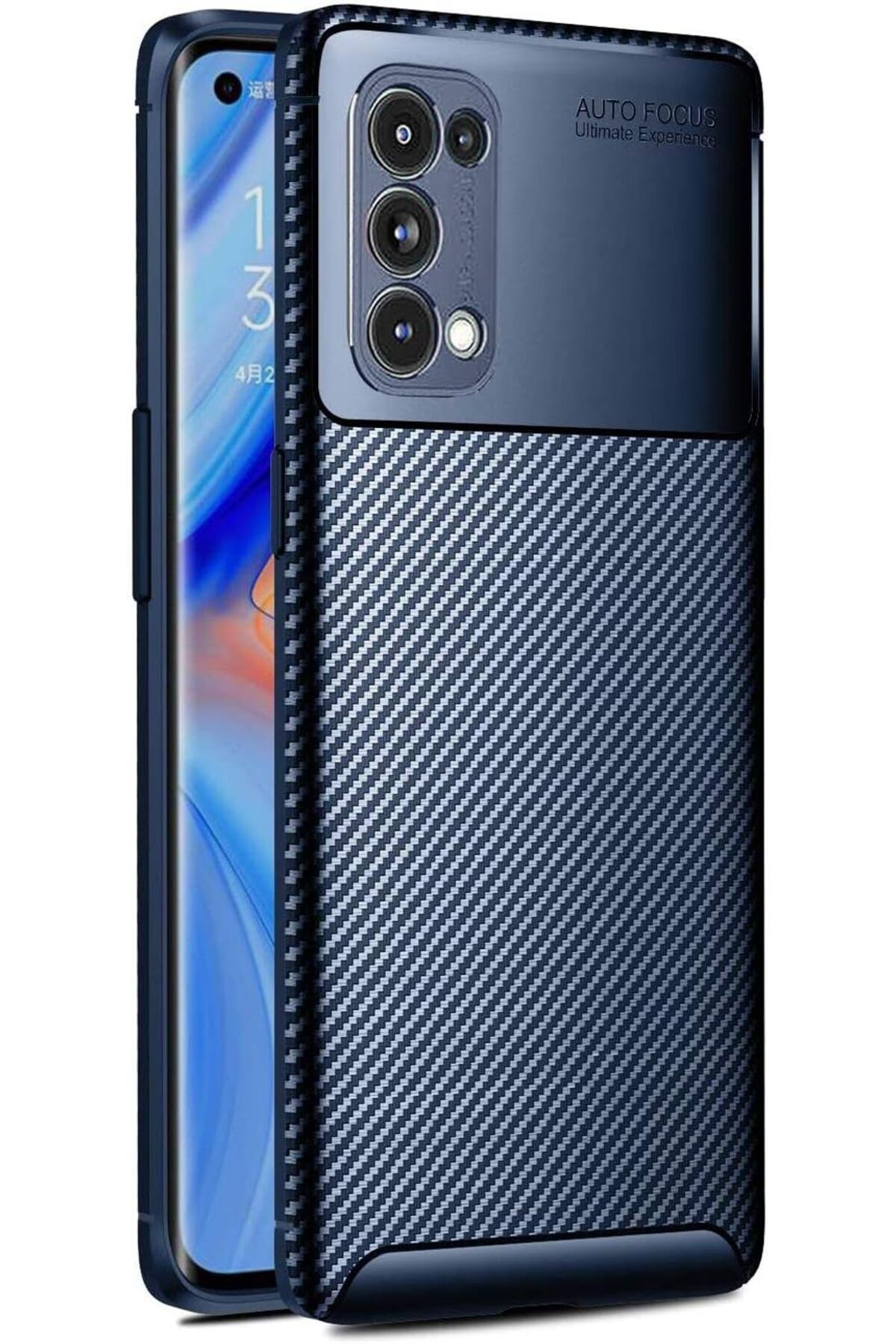 mazıdağı mazzıdağ Oppo Reno 5 Pro 5G için Kılıf Legion Series Lacivert [Reno 5 Pro 5G ile Uyumlu Kılıf