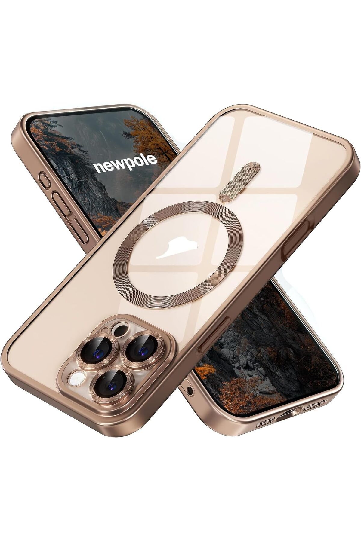 KDROĞLU plamystical iPhone 16 Pro Max için MagSafe ile Uyumlu Kılıf Kroin Darbelere Dayanıklı Sararma K