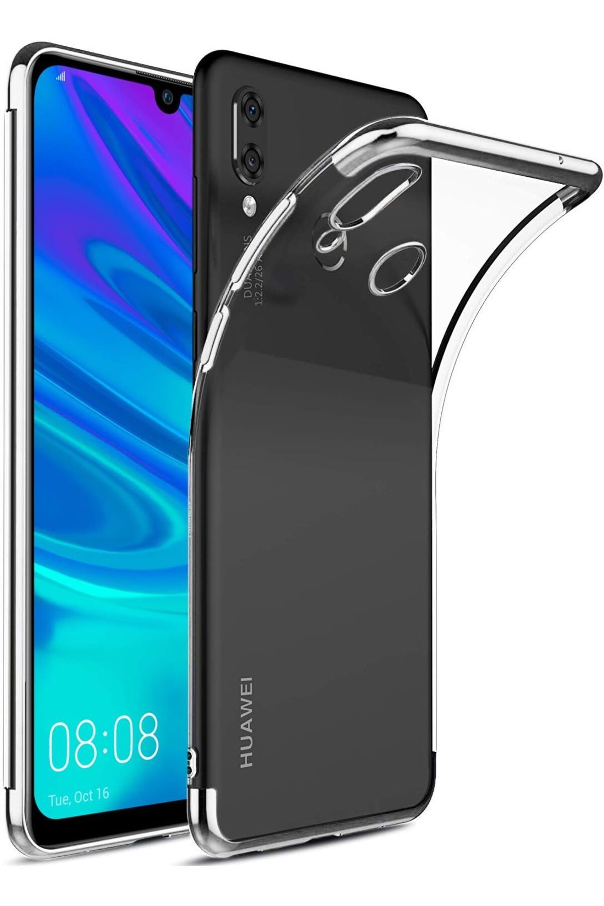 mazıdağı mazzıdağ Y7 2019 Kılıf Skyfall Transparent Clear Gümüş new store 1133631