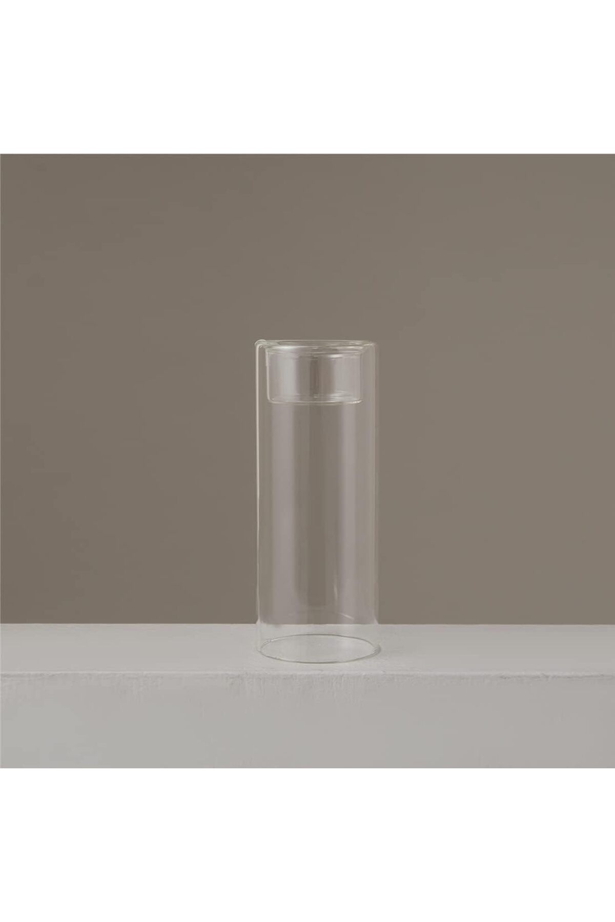 mazıdağı mazzıdağ Udele Cam Mumluk 6X15 cm, Cd212Aks373, Transparan new store 1133631