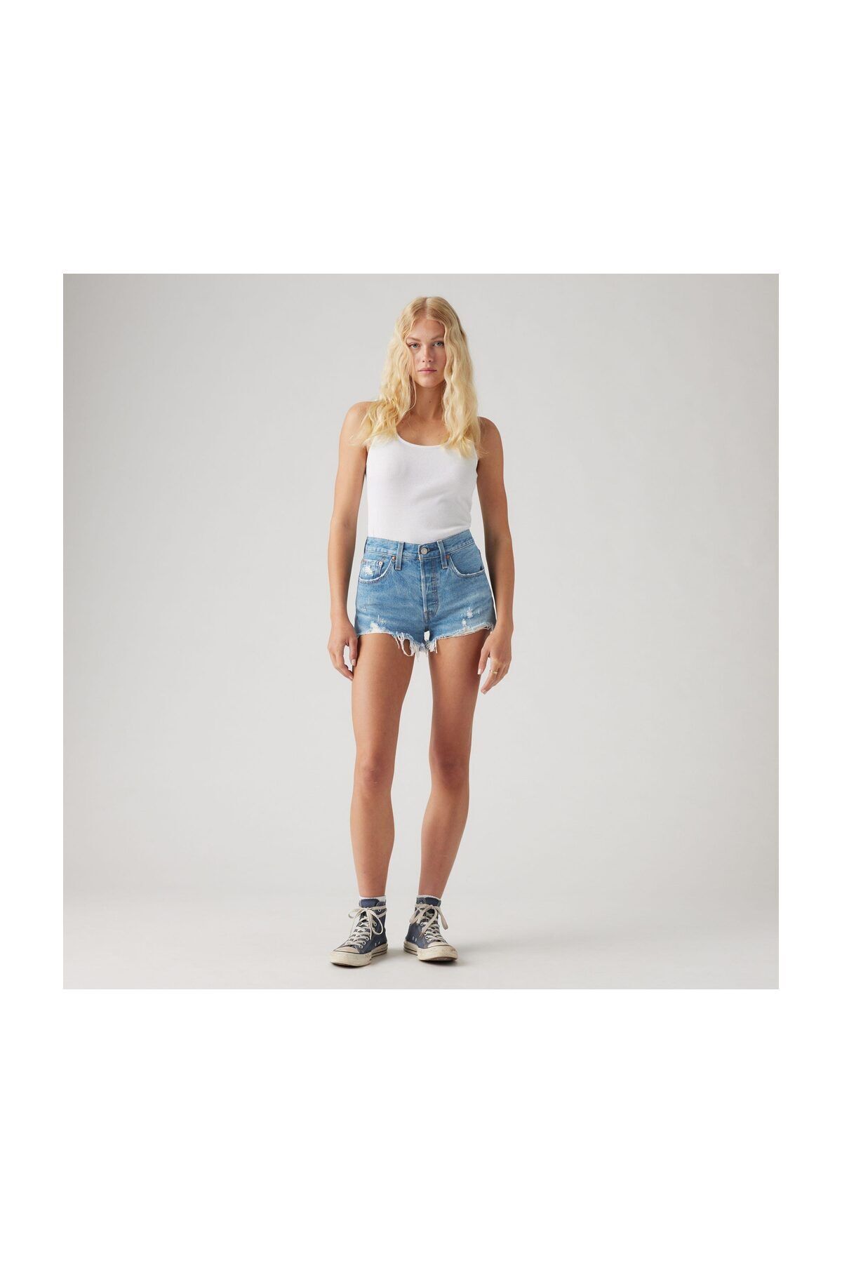 Levi's Damskie Krótkie Spodenki Z Wysokim Stanem 56327 Kobieta - 29