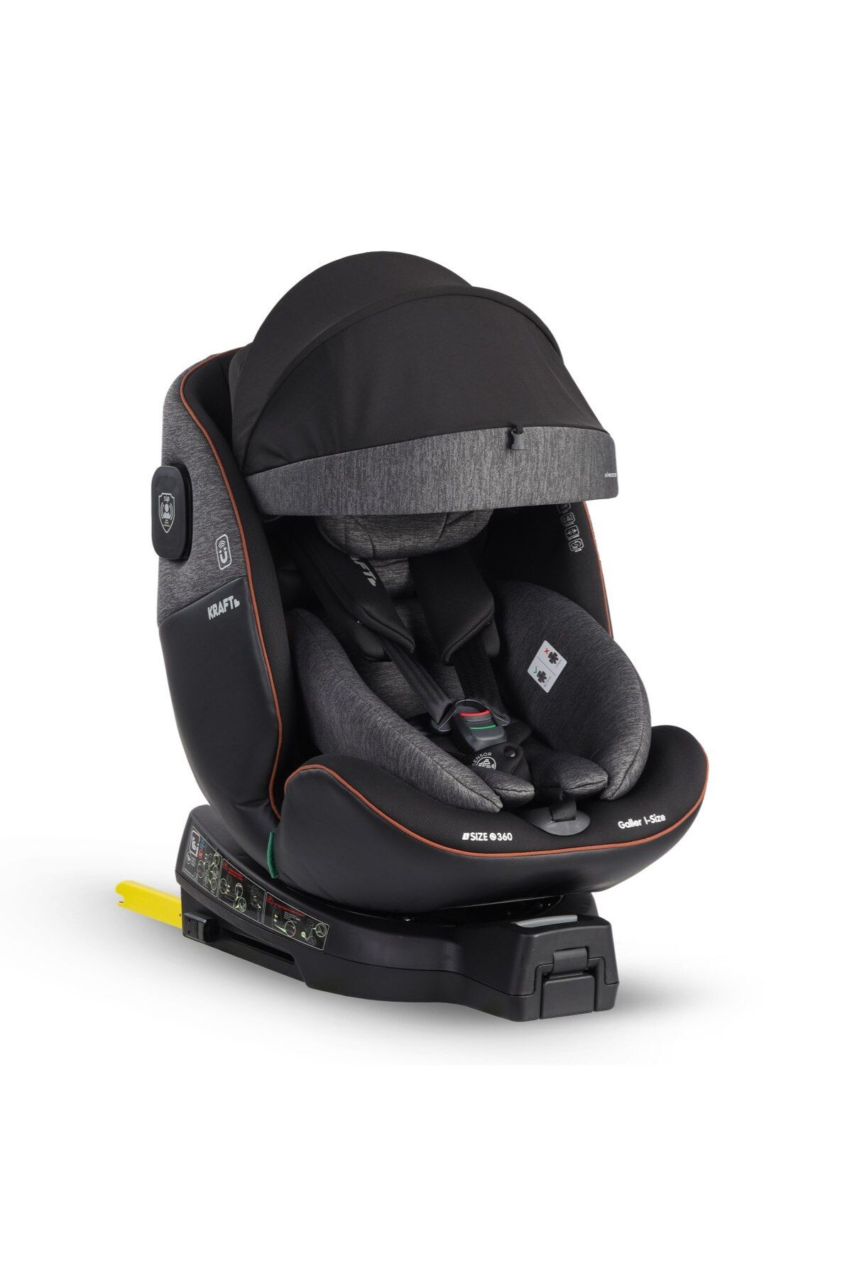 Galler i-size (40-150 cm) 0-36 Kg Oto Koltuğu Gri