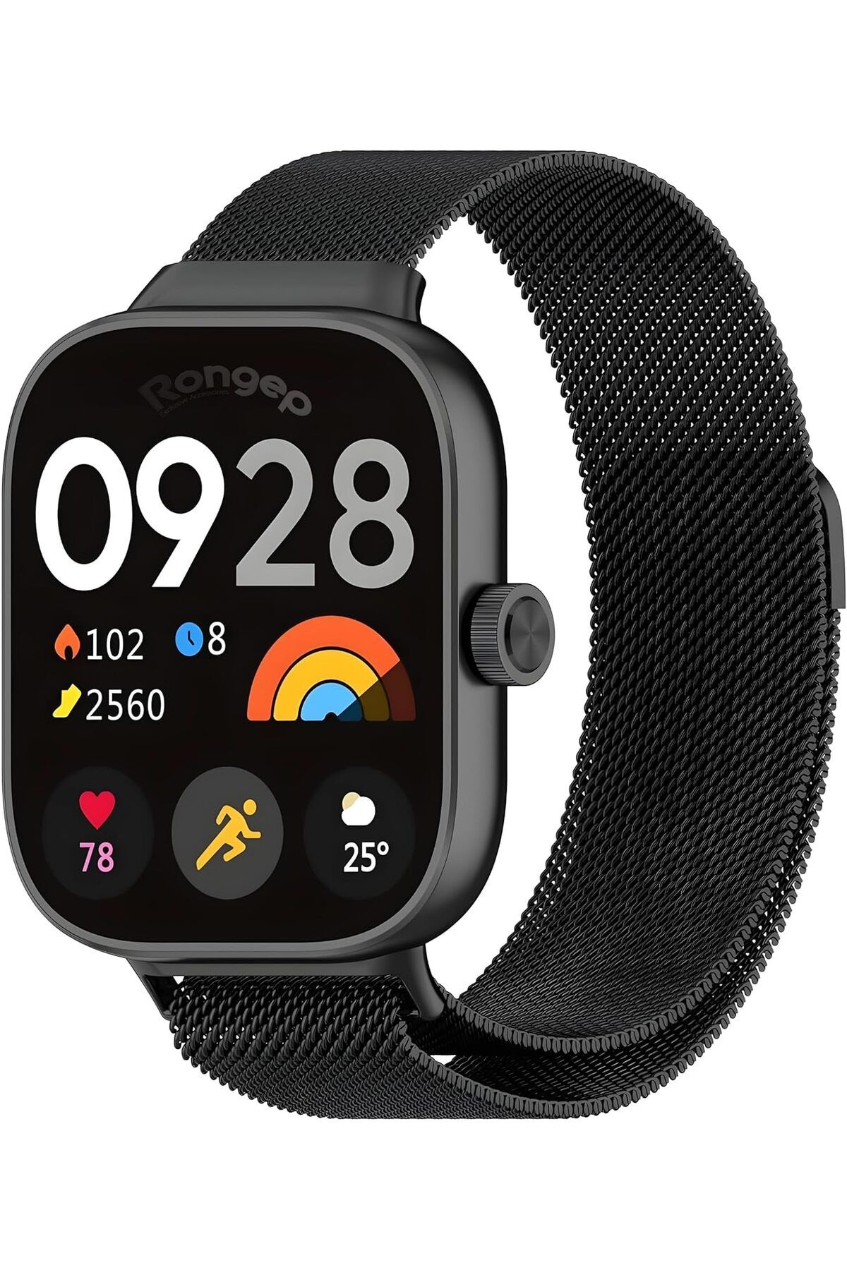 mazıdağı mazzıdağ Xiaomi İle Uyumlu Redmi Watch 4 ve Mi Band 8 Pro İçin Hasır Manyetik Tasarımlı Terl
