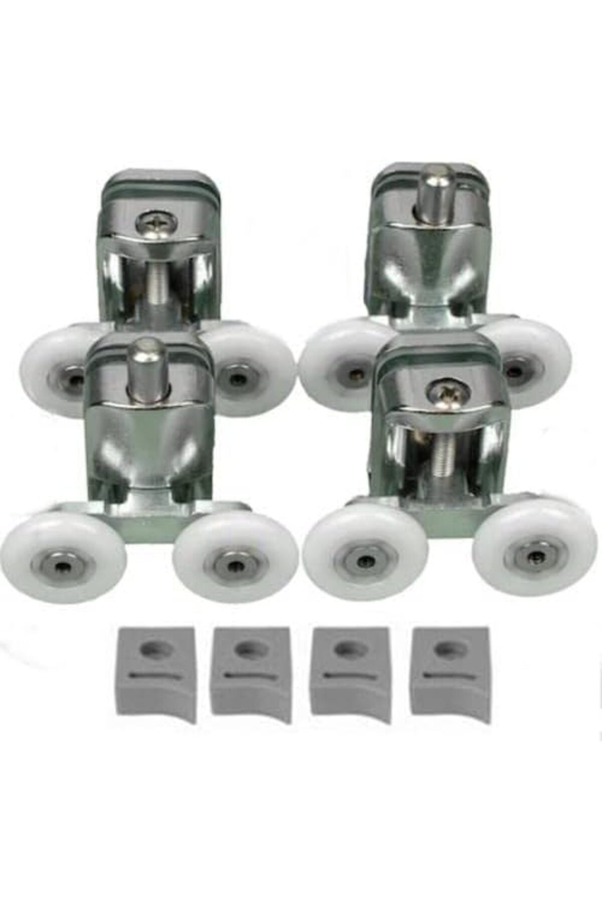 mazıdağı mazzıdağ Metal Gövdeli Duşakabin Tekerlek Takımı 2 Alt 2 Üst Teker Rulmanı 24 mm new store 1