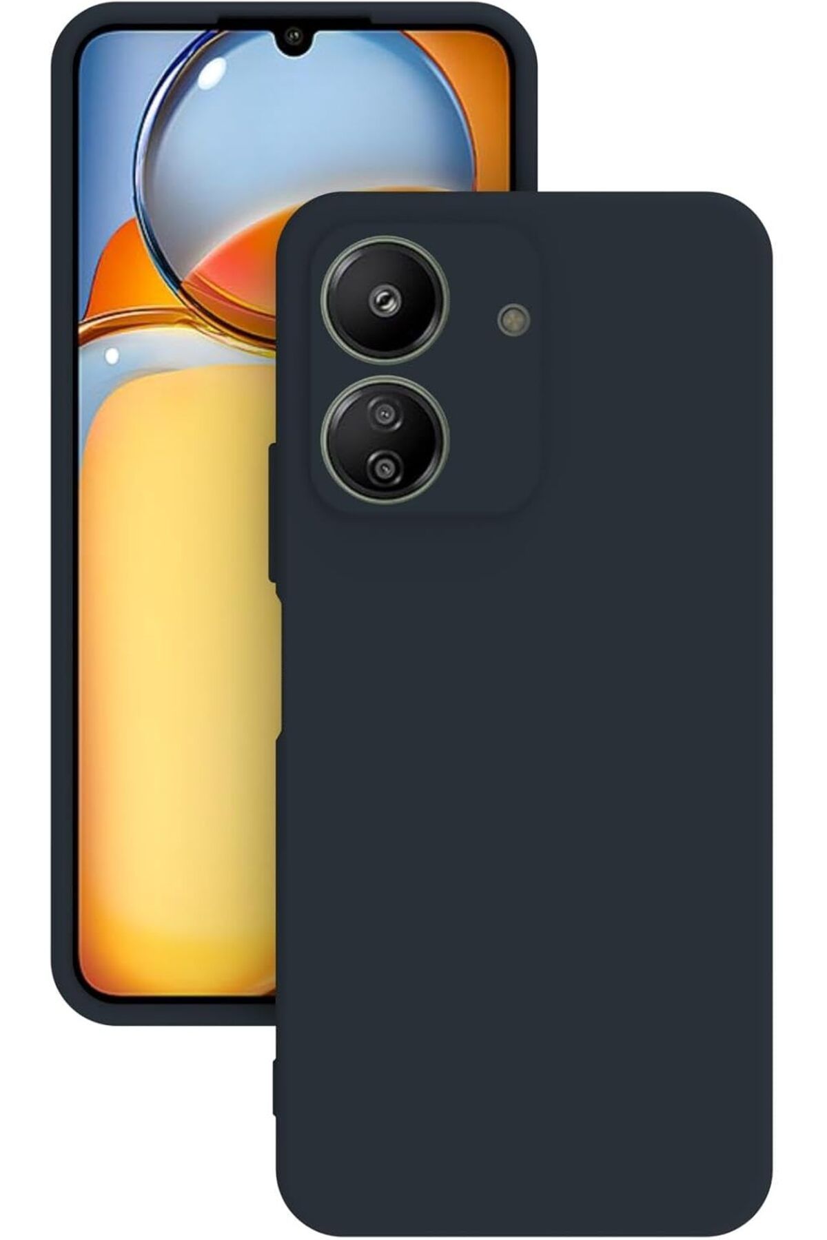 mazıdağı mazzıdağ Redmi 13C Kılıf Kamera Korumalı Silikon Rubber Arka Kapak (Lacivert) new store 1133631