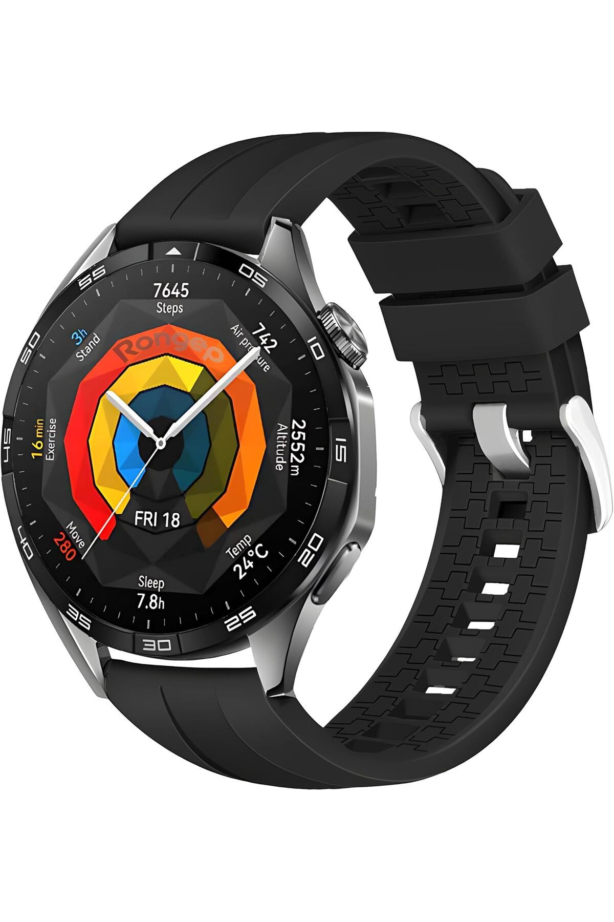 DERİK Simurg Yumuşak Silikonlu 22mm Kordon ile Uyumlu Watch GT5/GT5 Pro/GT4/Watch 4 Pro/GT3/GT3 Pro/GT2/