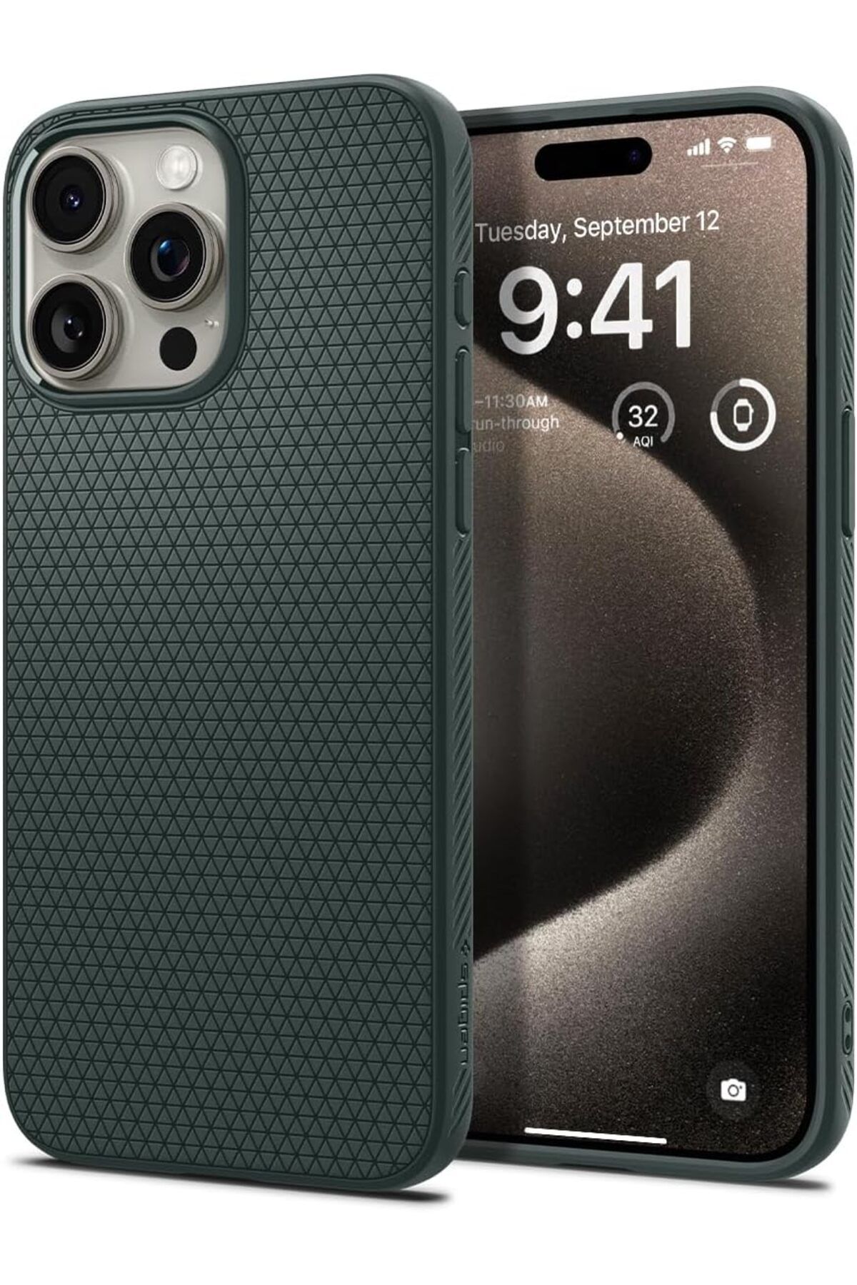 mazıdağı mazzıdağ iPhone 15 Pro Kılıf Liquid Air Abyss Green - ACS06706 new store 1133631