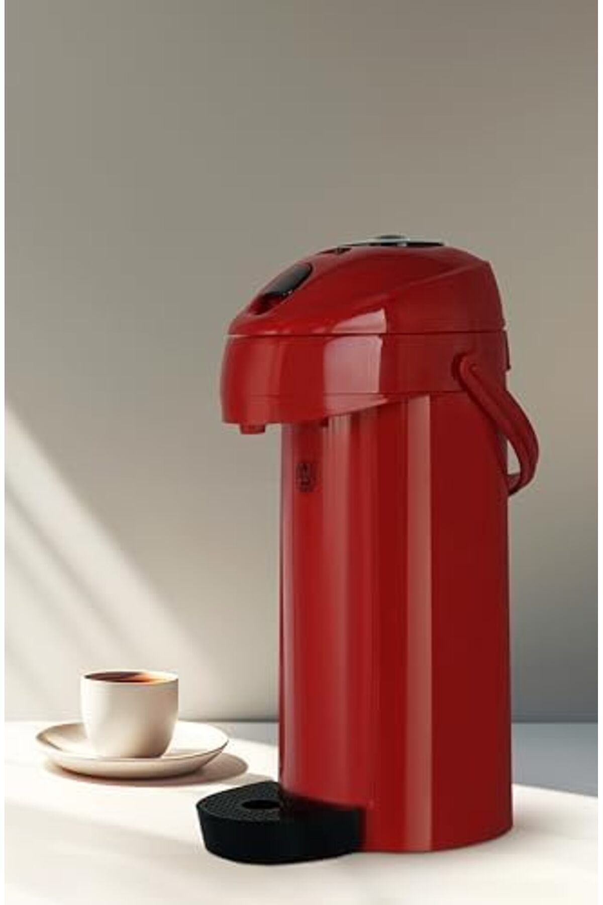 ALSAIF-Coffee And Tea Vacuum Flask Large Capacity And Secure Locking System, Size 1.9l, Red 8