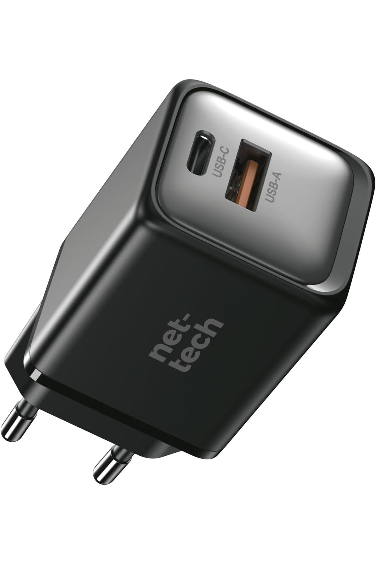 ÇAĞUR 45w Gan Teknolojili Hızlı Şarj Adaptörü – Siyah, Çift Giriş (usb-c & Usb-a), Ty