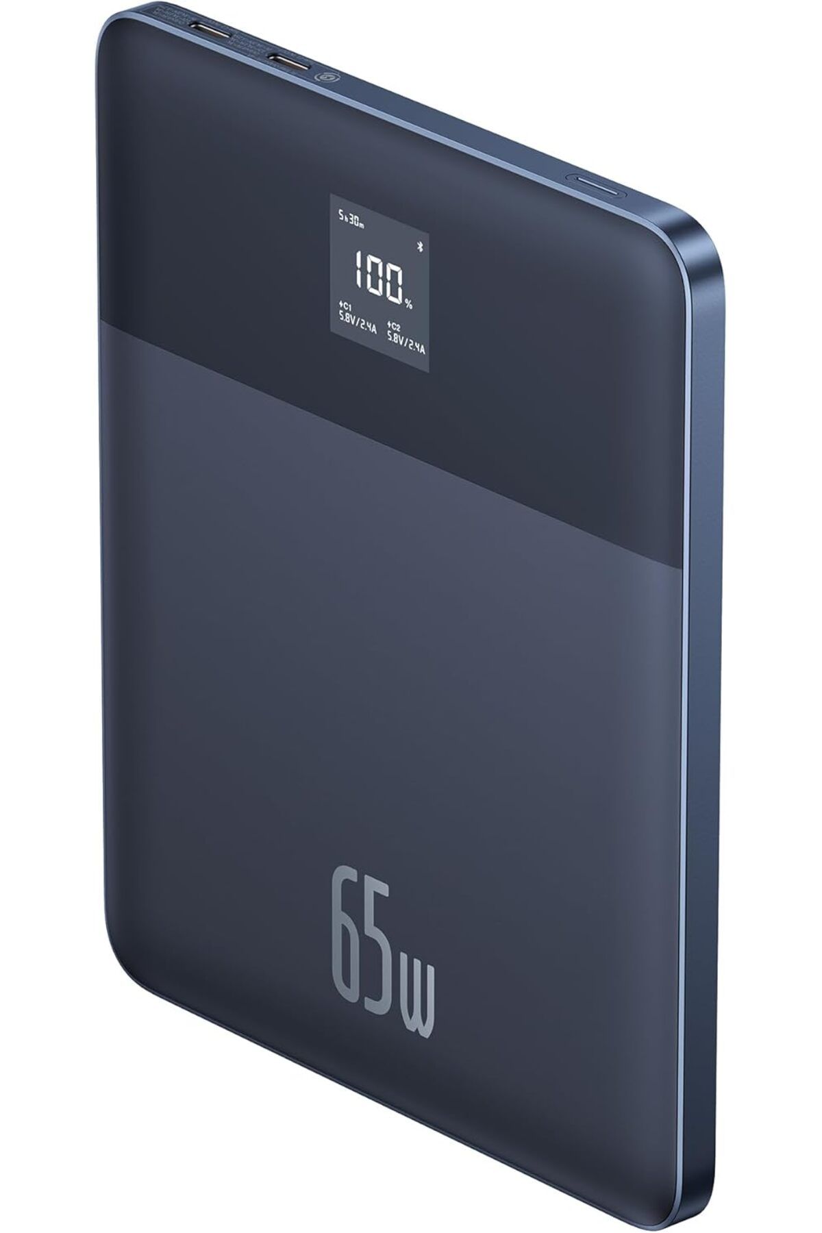 KDROĞLU Blade2 12.000 mAh Uyumlu Digital Display Power Bank 65W-Mariana Mavi newing 1139529