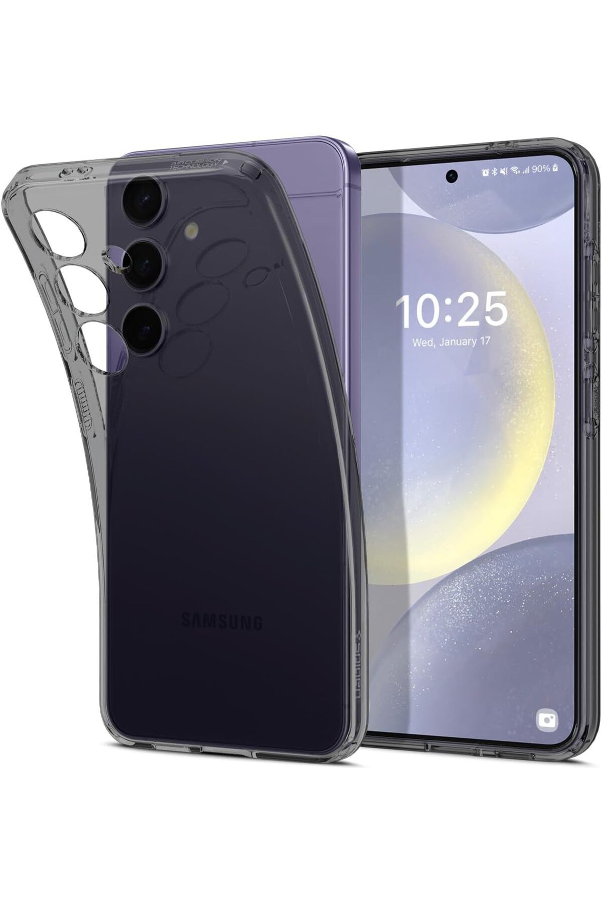 MEGOBİNE WHERE Galaxy S24 Kılıf Liquid Crystal 4 Tarafı Tam Koruma Space Crystal - ACS07344 ZTML SYFT 1139