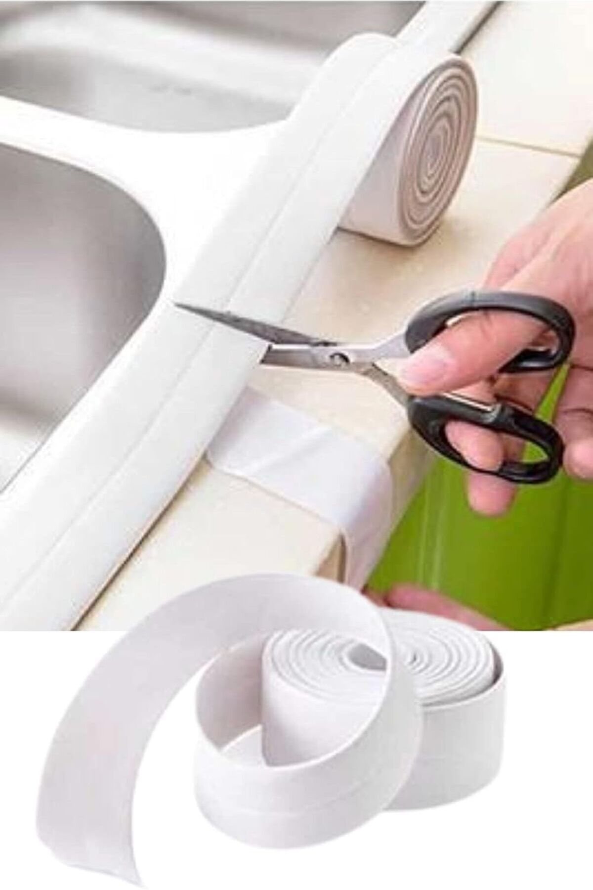 STOREMAX ekn M Banyo Küvet Mutfak Lavabo Beyaz Su Sızdırmaz Bant Su Geçirmez Bant nci mn 1133631