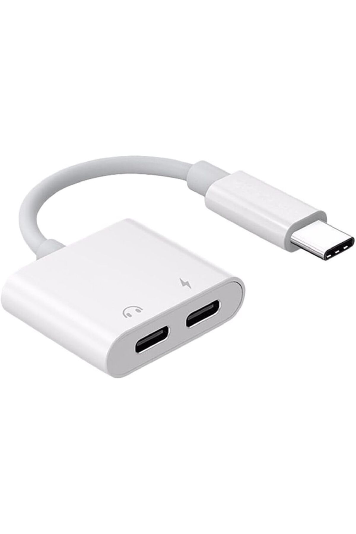 ÇAĞUR 5067 Type C To Kulaklık Hızlı Şarj Giriş Çevirici Çoklayıcı Çoğaltıcı Splitter