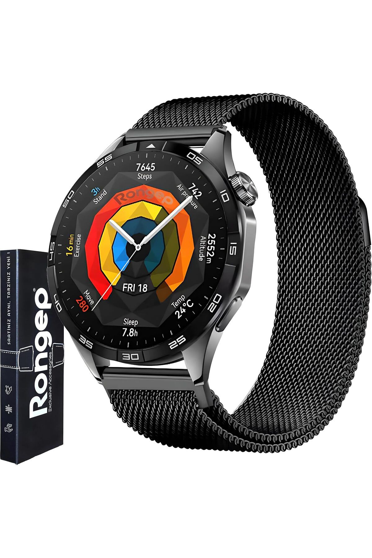 mazıdağı mazzıdağ Manyetik Tasarım 22mm Loop Kordon ile Uyumlu Watch GT5/GT5 Pro/GT4/Watch 4 Pro/GT3/GT3