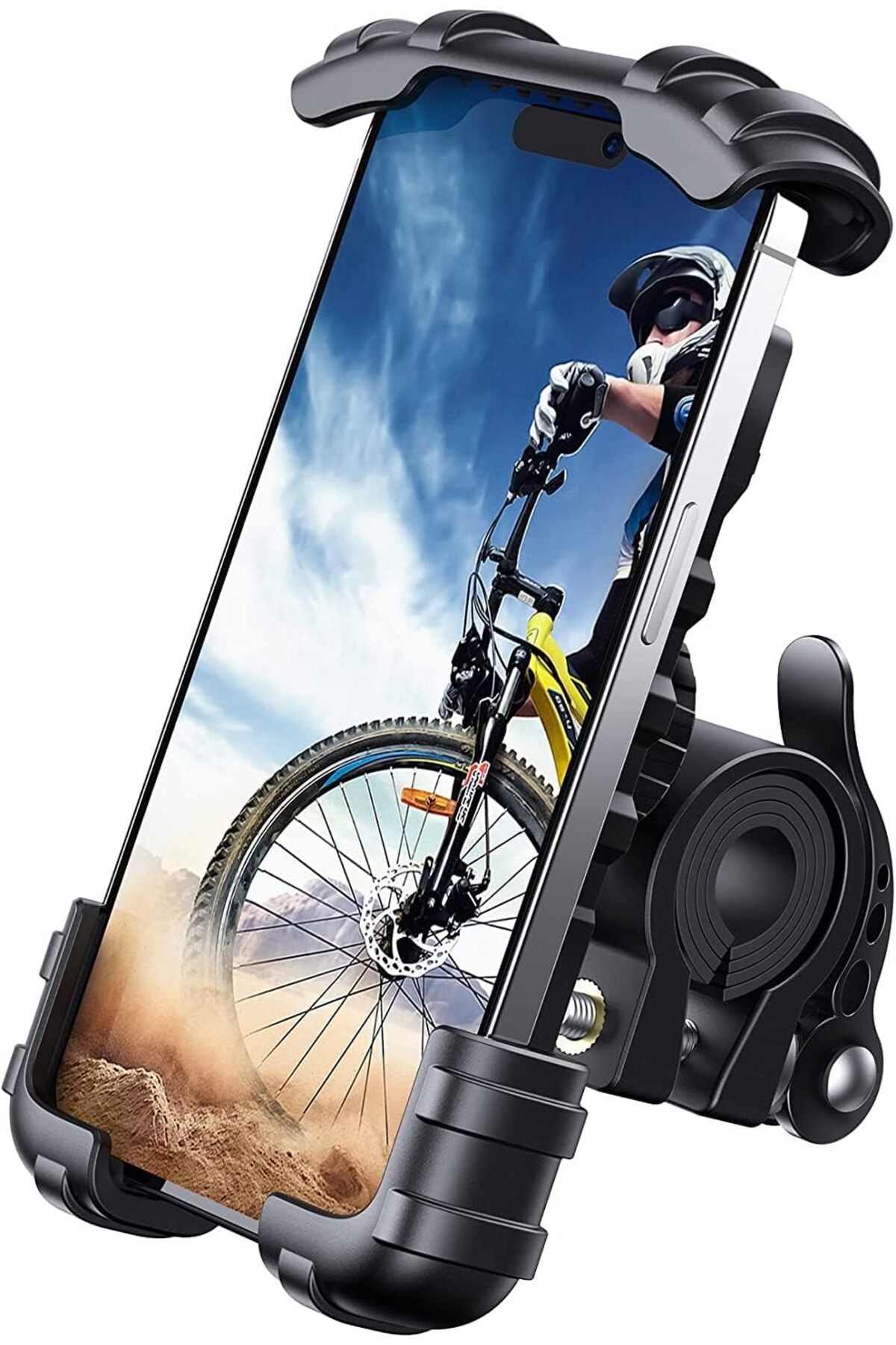 mazıdağı mazzıdağ Ht-T45 Motosiklet Telefon Tutucu Bisiklet Telefon Tutucu Motor ve Bisiklet Gidonu Için 3