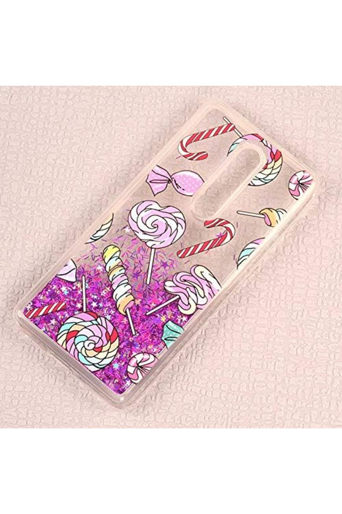 mazıdağı mazzıdağ Xiaomi Redmi 5 Plus Uyumlu Sıvılı Desenli Marshmelo Kılıf (Şekerli) new store 11336