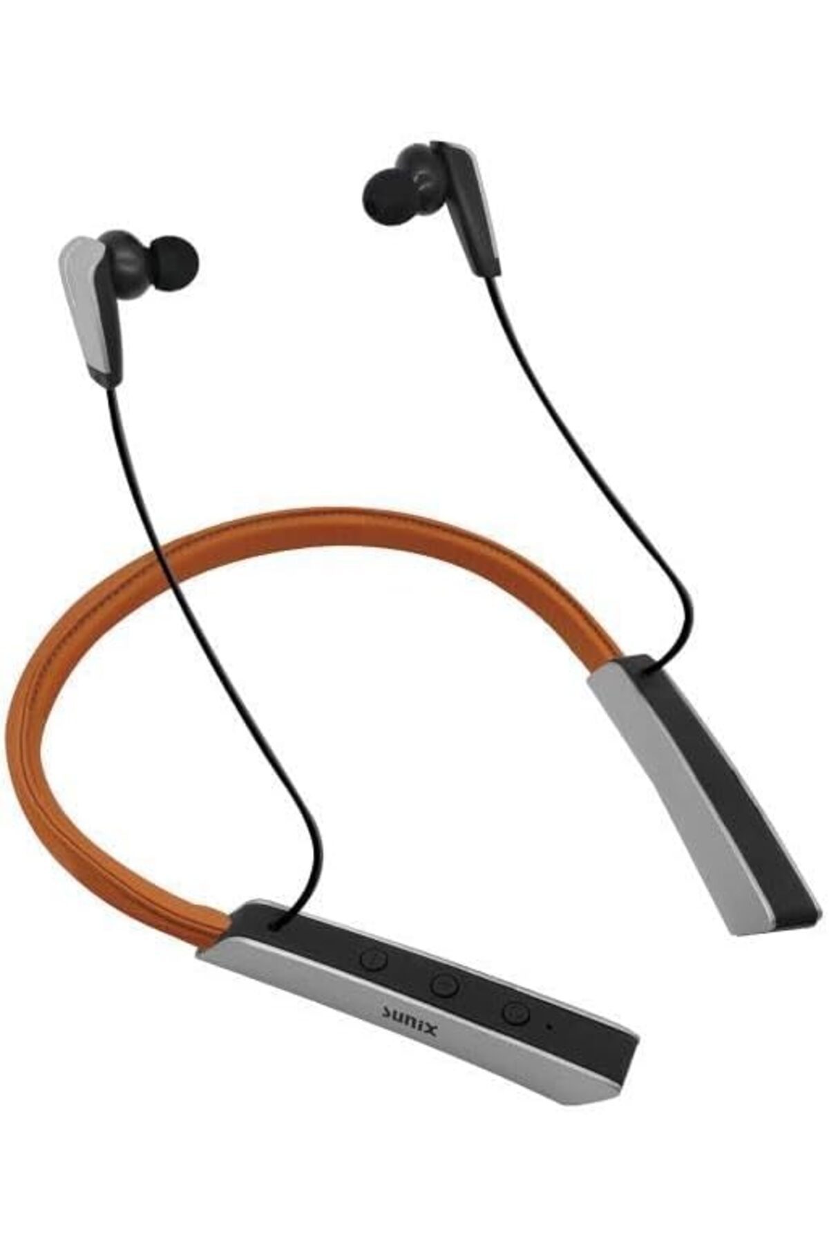 mazıdağı mazzıdağ Bluetooth 5.0 45 Saat Kullanım Süreli Boyun Askılı Bluetooth Kulaklık Kahverengi BLT