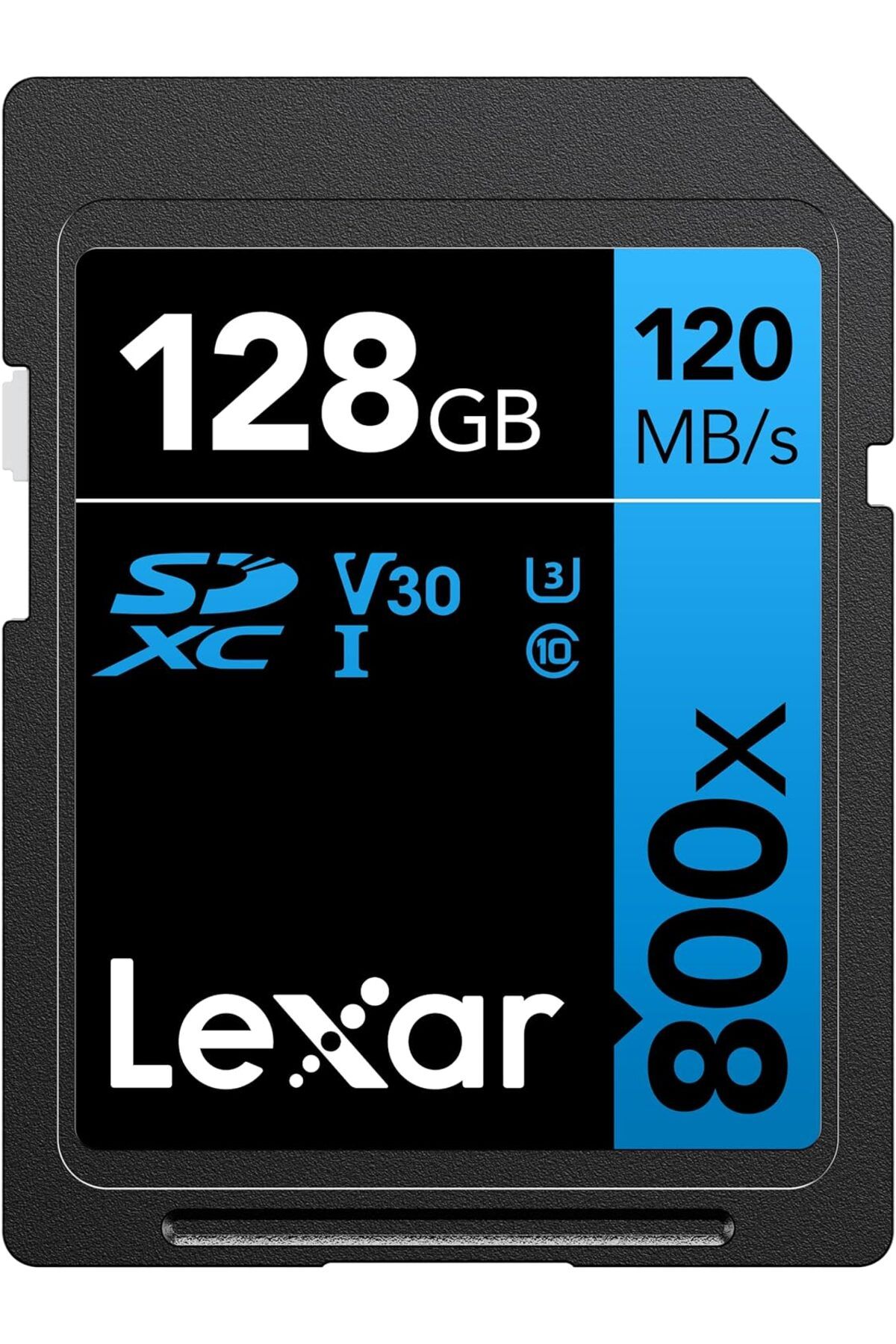 DERİK dsr High- 800x SD Kart 128GB, Hafıza Kartı SDXC UHS-I BLUE Serisi, 120MB/s'ye Kadar Oku
