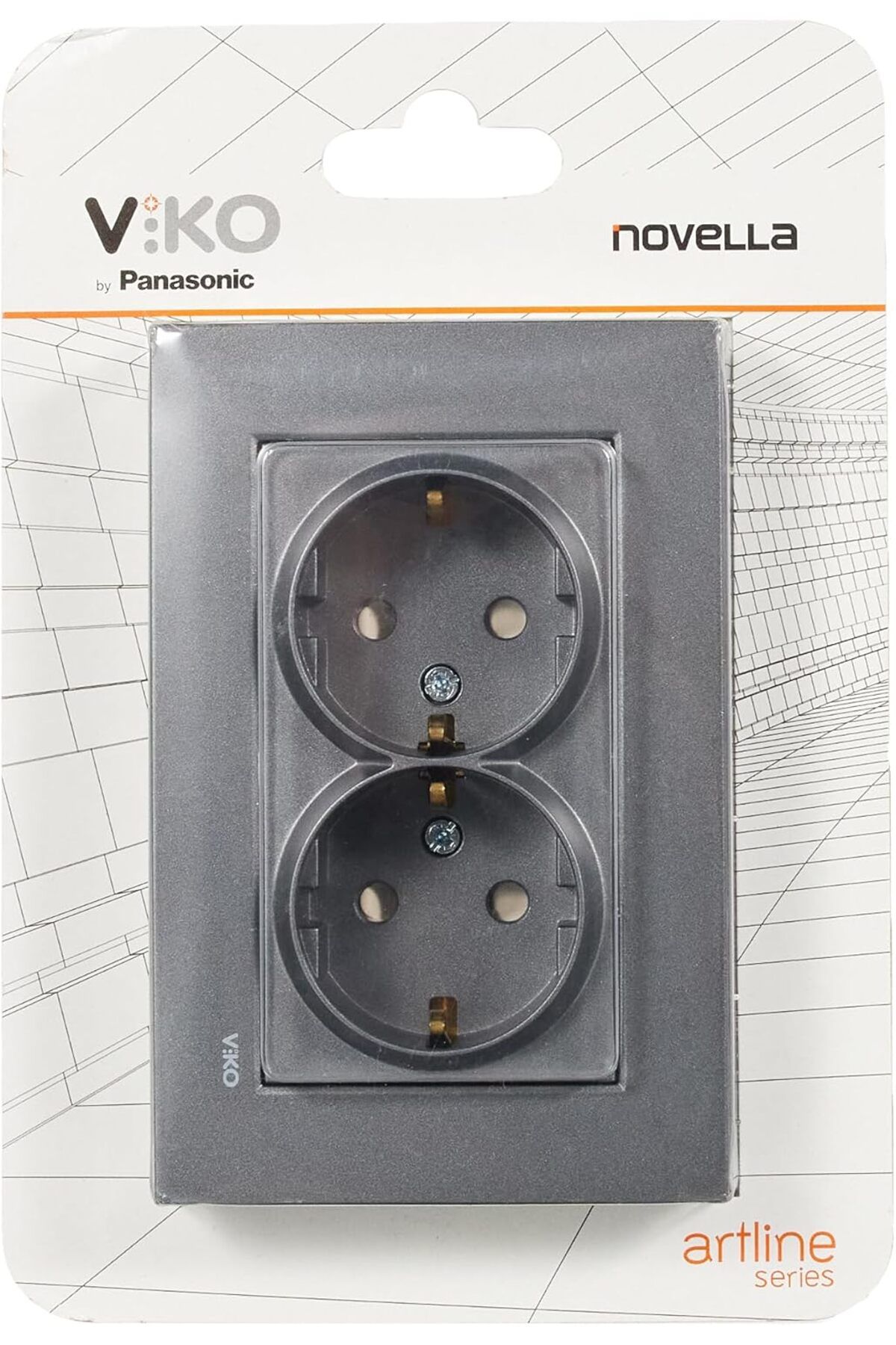STOREMAX ekn Novella Füme Ikili Toprakli Priz Çocuk Koruma nci mn 1133631