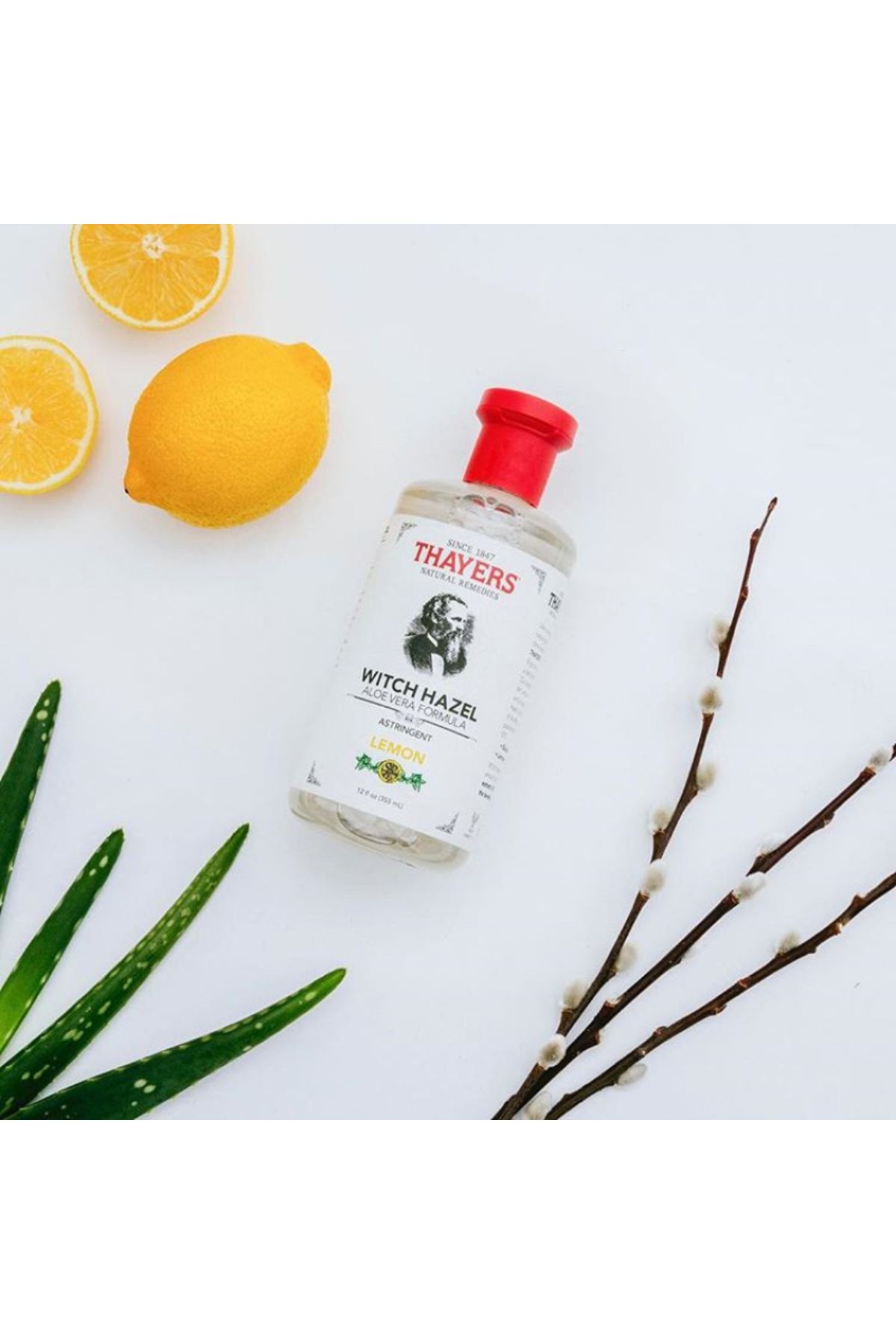 Thayers-Witch Hazel Lemon Cleanse With Aloe Vera Lemon Astringent - 355 ml 3