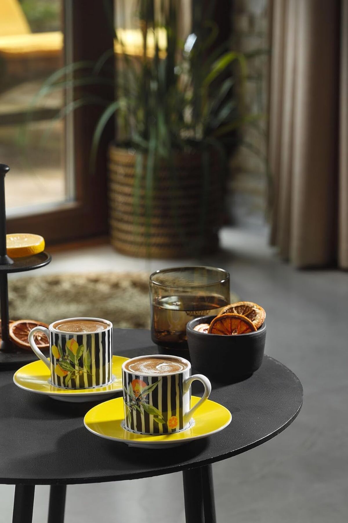 KDROĞLU KDROGLU Porselen 12215 Pilea 4 Parça 2 Kişilik Kahve Takımı New Desing 1109836