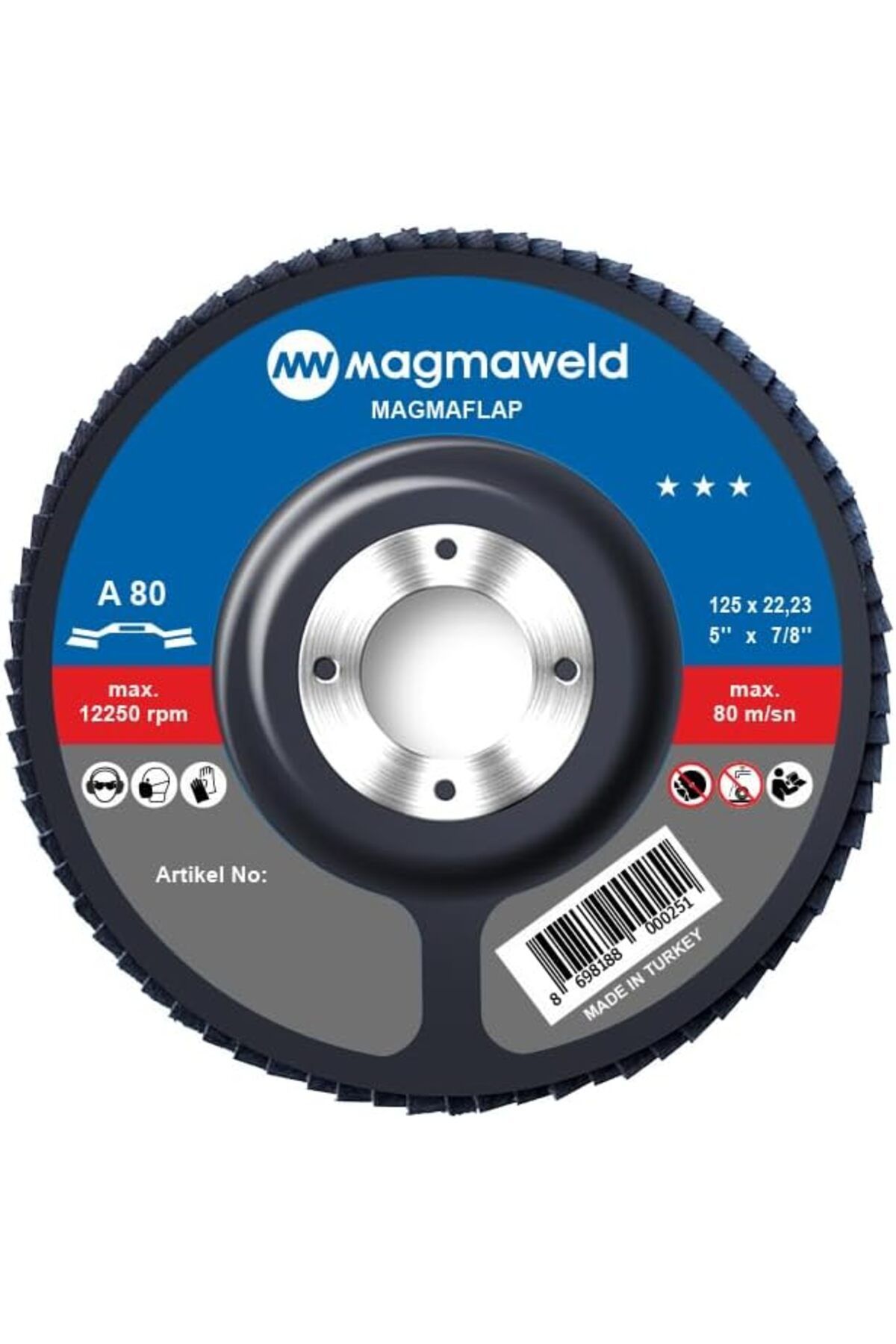 KDROĞLU KDROGLU Magmaflap 80 Kum-AO 125x22 mm 10 Adet New Desing 1109836