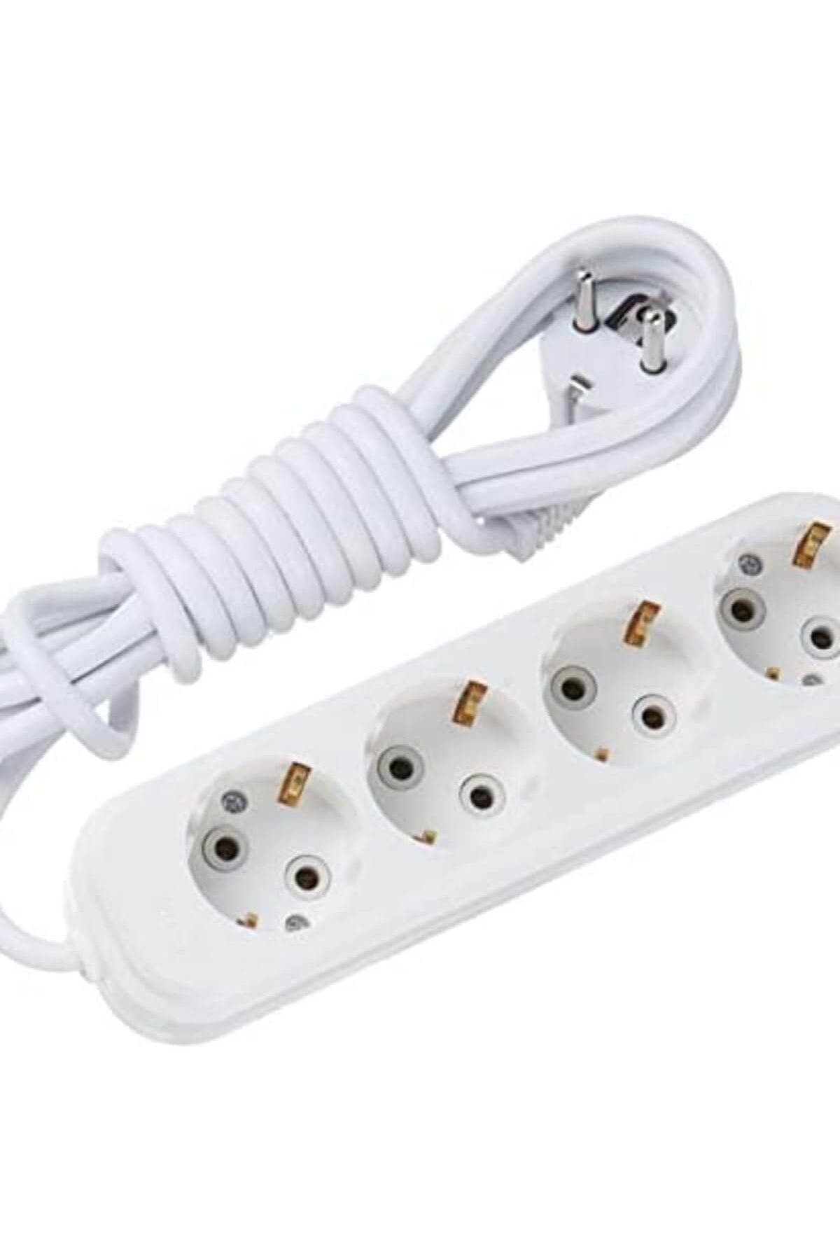 STOREMAX ekn DÖRTLÜ (4LÜ) TOPRAKLI (2M) KABLOLU GRUP PRİZ nci mn 1133631