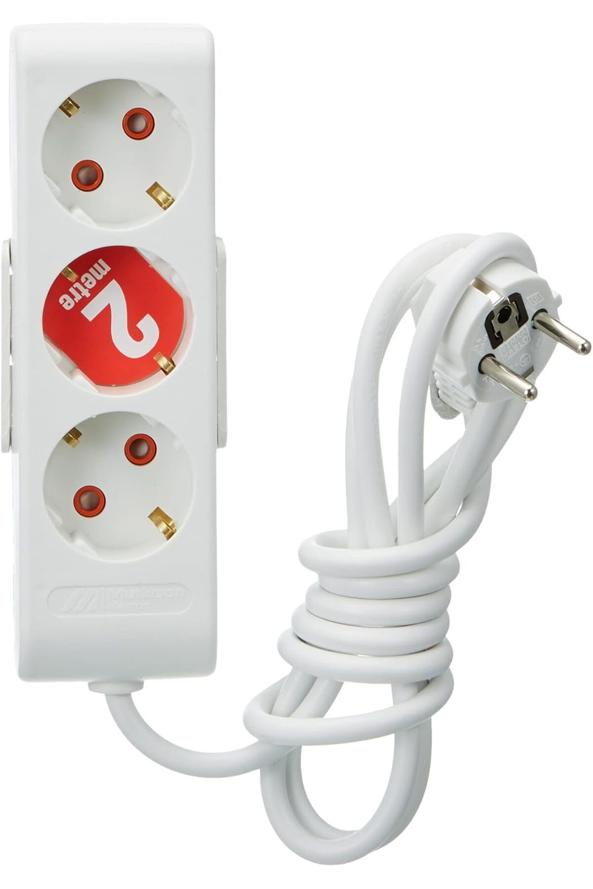 STOREMAX ekn Ri-Tech Üçlü Topraklı Grup Priz, Çocuk Korumalı 2 m nci mn 1133631