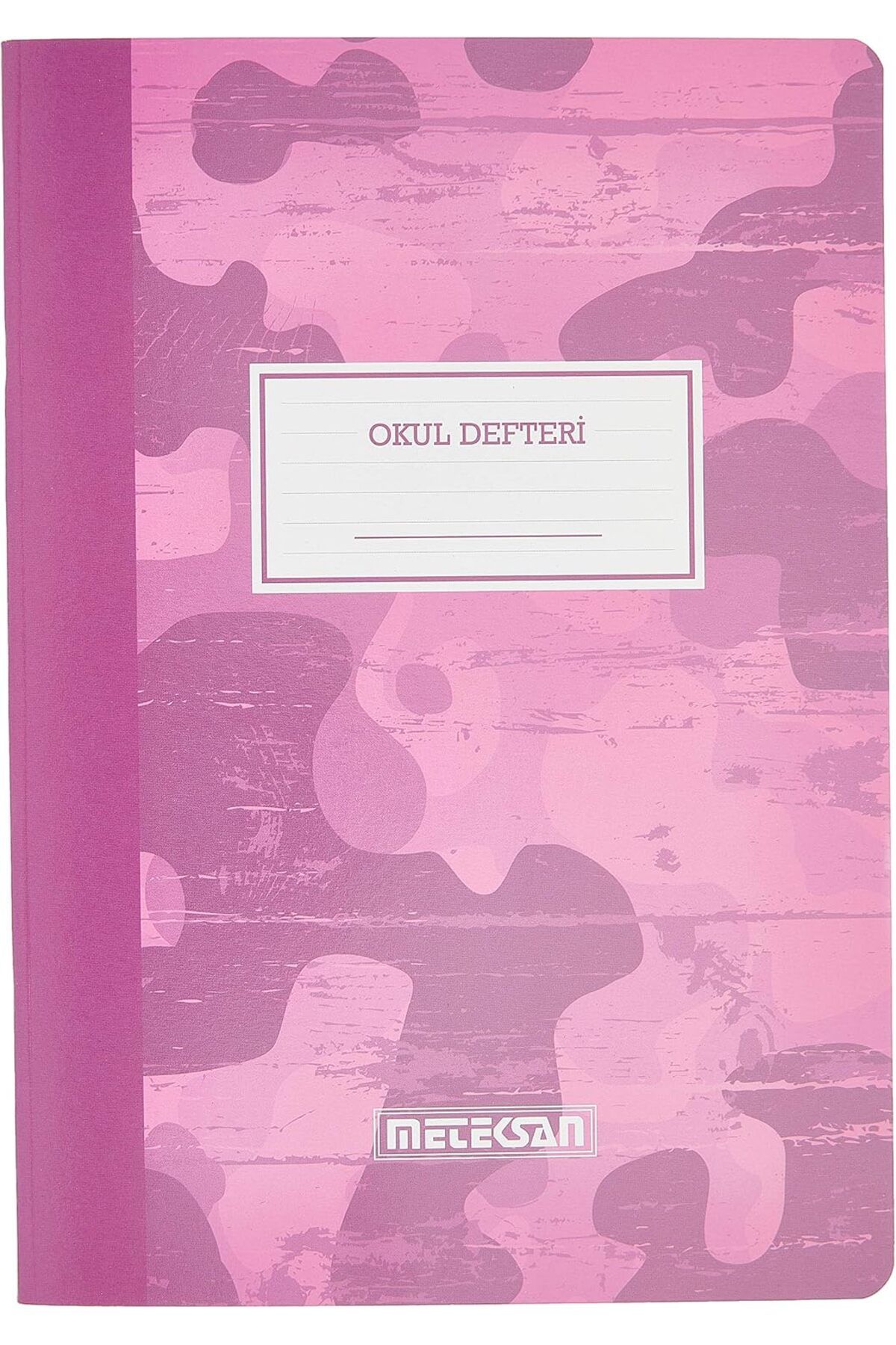 KDROĞLU KDROGLU A4 Çizgili Okul Defteri Pembe Kamuflaj 80 Yaprak New Desing 1109836
