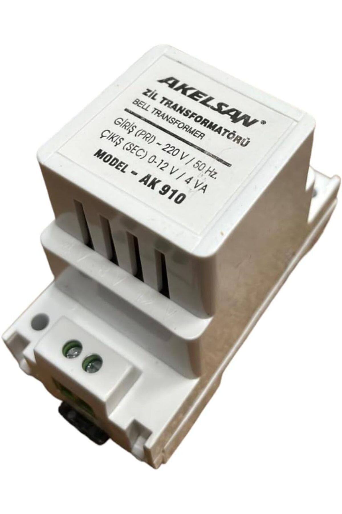 MEGOBİNE WHERE Akelsan Zil Trafosu 4-8-12V /4VA AK-910 Kapı Zili Trafosu,Transformator,Güç Kaynağı Bell