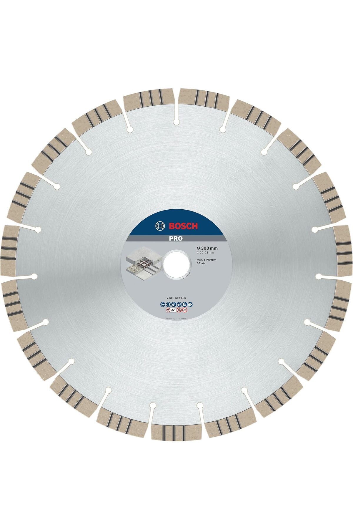 KDROĞLU plamystical elmas kesme diski beton için en iyisi, 300 x 22,23 X 2,8 x 15 mm, 2608602656 newing 113