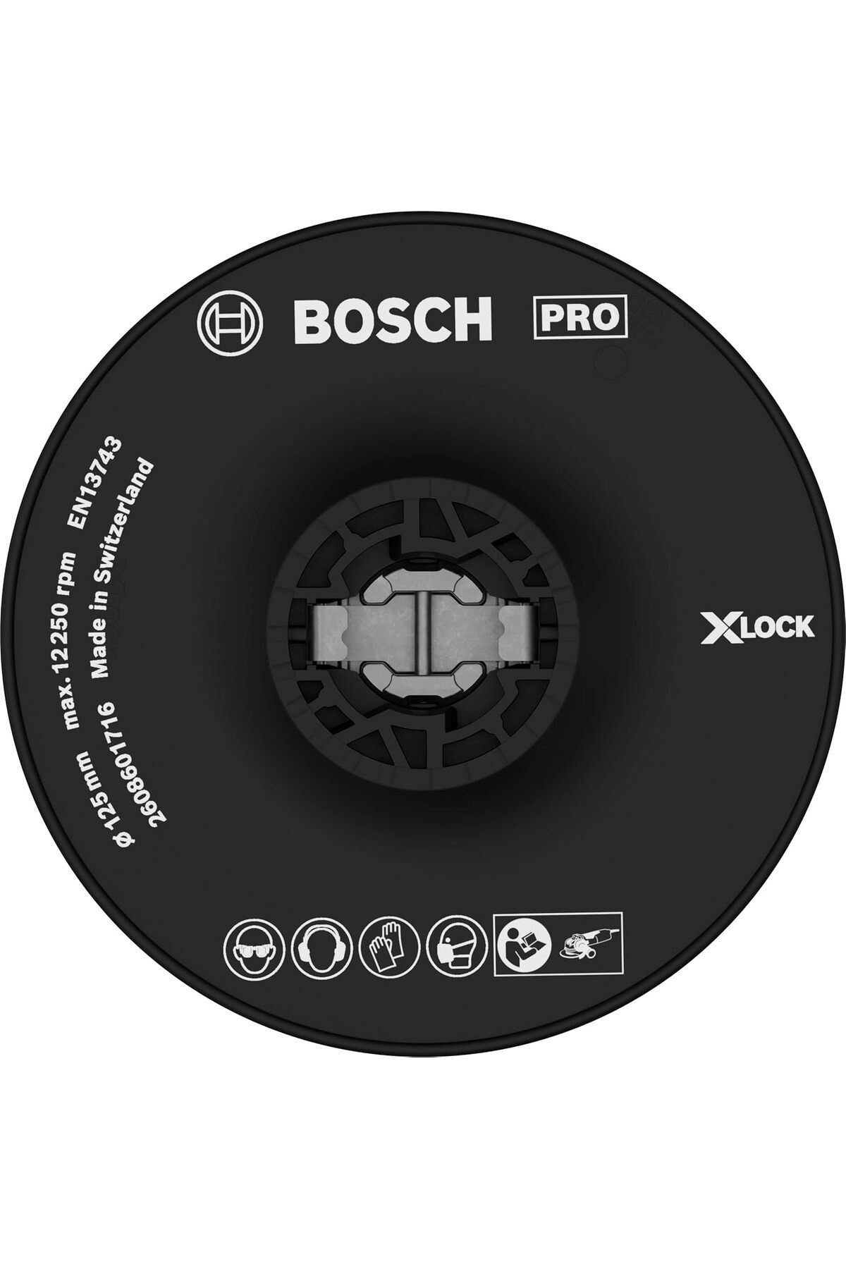 DERİK dsr Professional Accessories Professional 2608601716 Destek Tabağı, Sert (X-Lock, Ø125 Mm) hrn 11