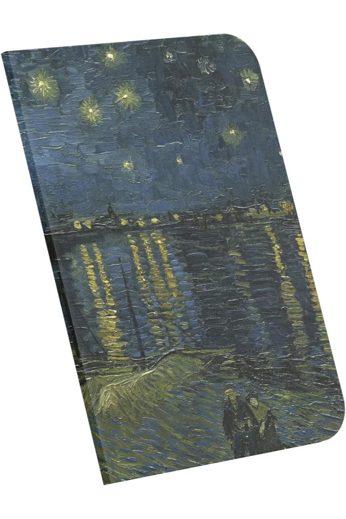 DERİK dsr Starry Night Over the Rhone, Van Gogh 1888, A4 Defter II, Çizgisiz, Toplam 64 Sayfa, Tel Dikiş
