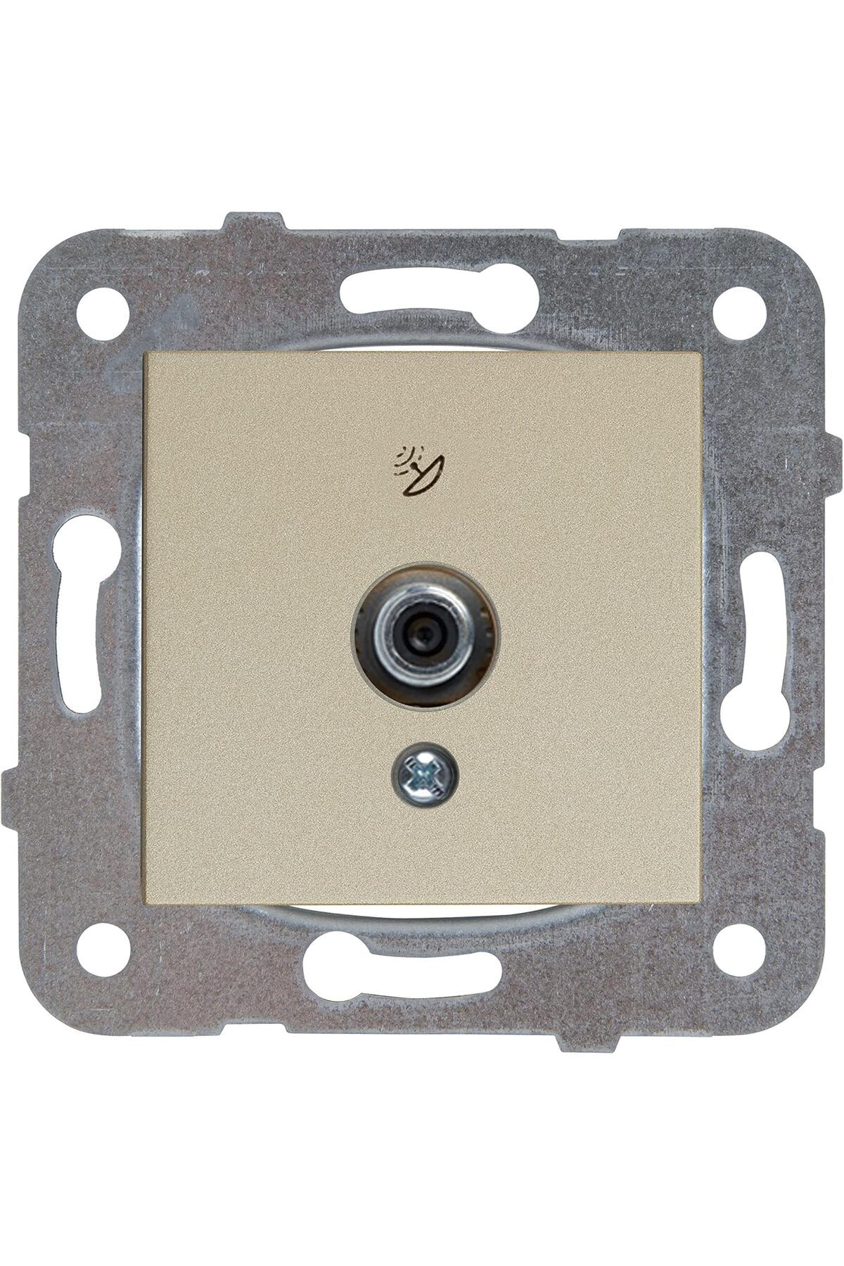 STOREMAX ekn Nt Bronz Uydu Prizi F Kon 10 Db Mekanizma+Düğme Kapak nci mn 1133631
