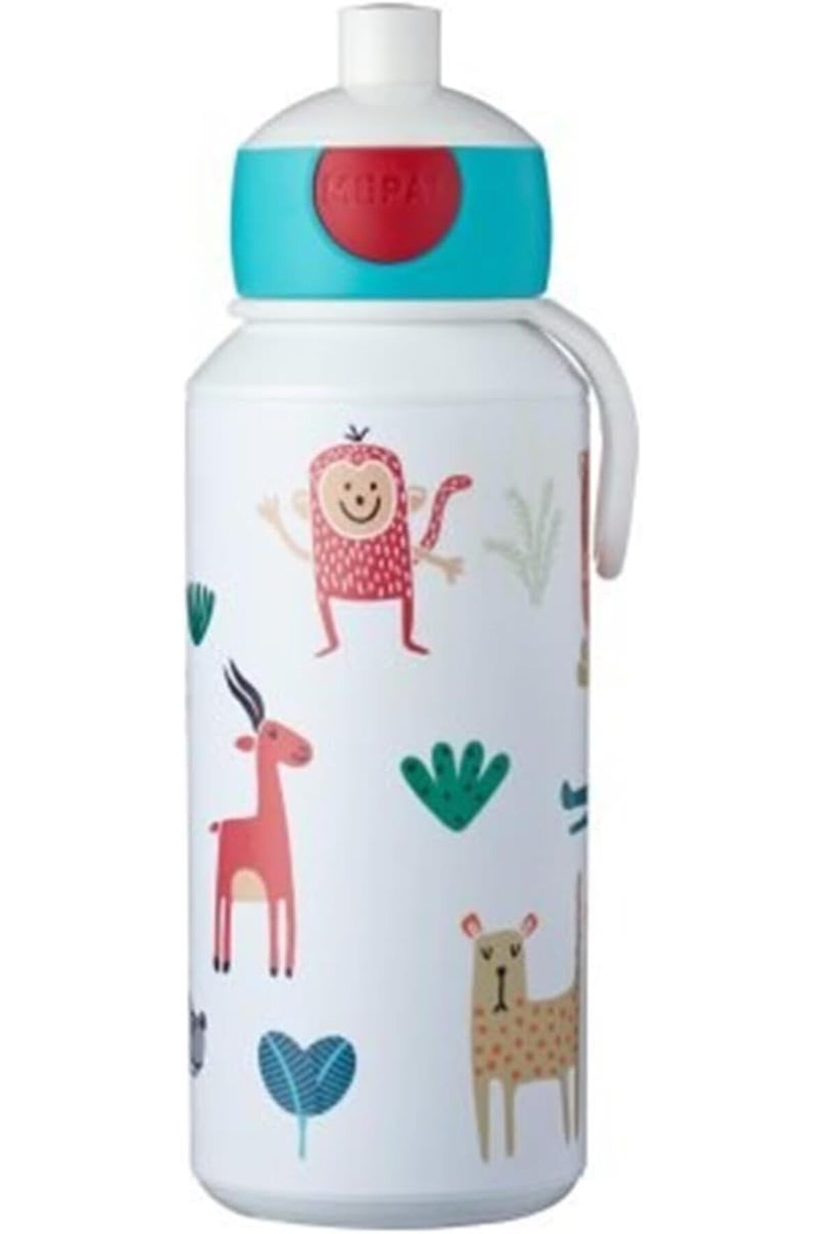 DERİK Su Şişesi 400 Ml, Hayvan Desenli