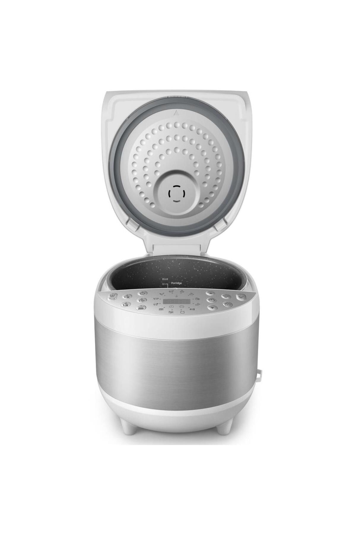 Philips-Multicooker Philips HD4713/40, 2000 W, capacitate 5 l, 60 programe presetate, control temperatura 4