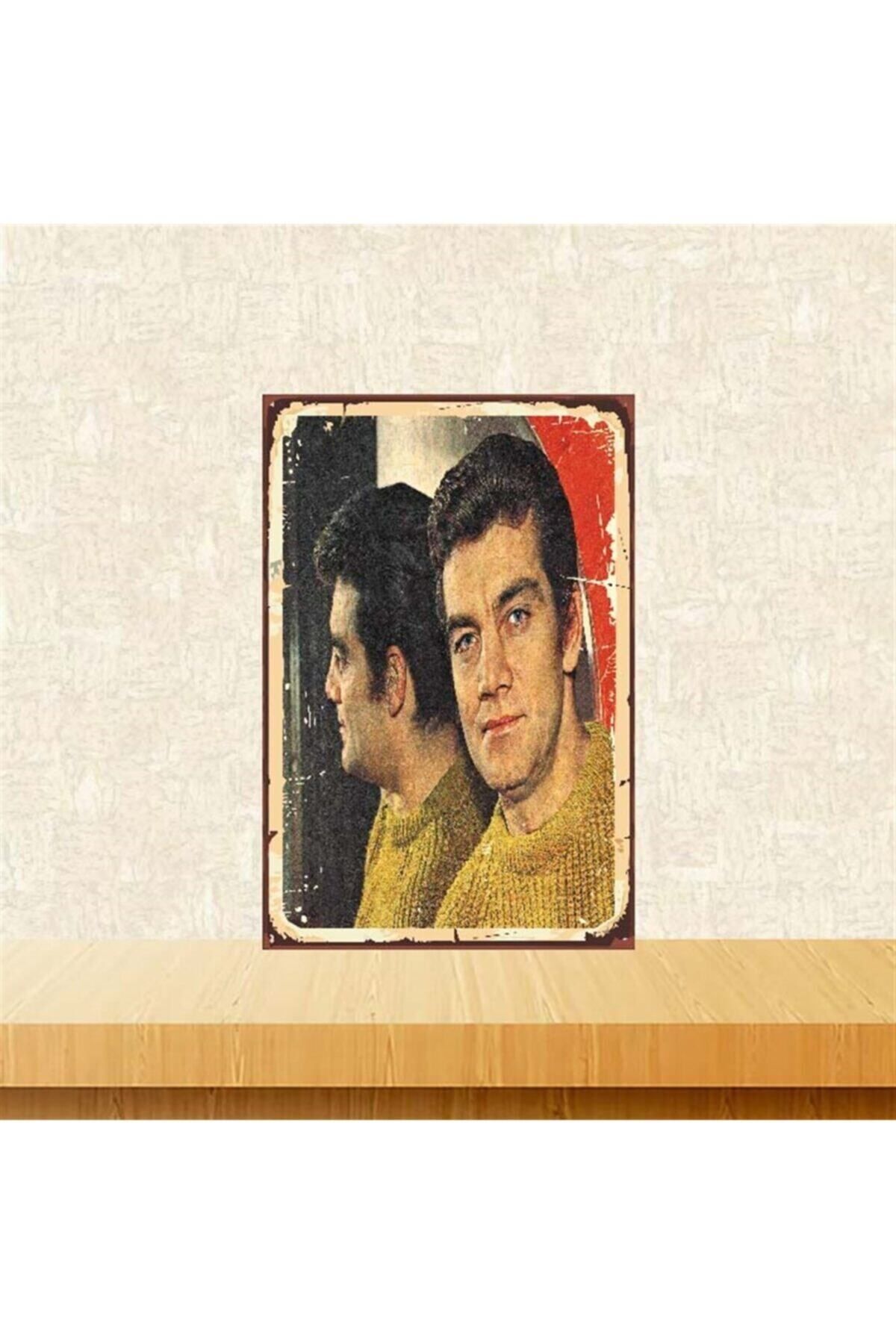 TAKIFİX Ekrem Bora 20-30 cm Retro Ahşap Poster Tkfx3908