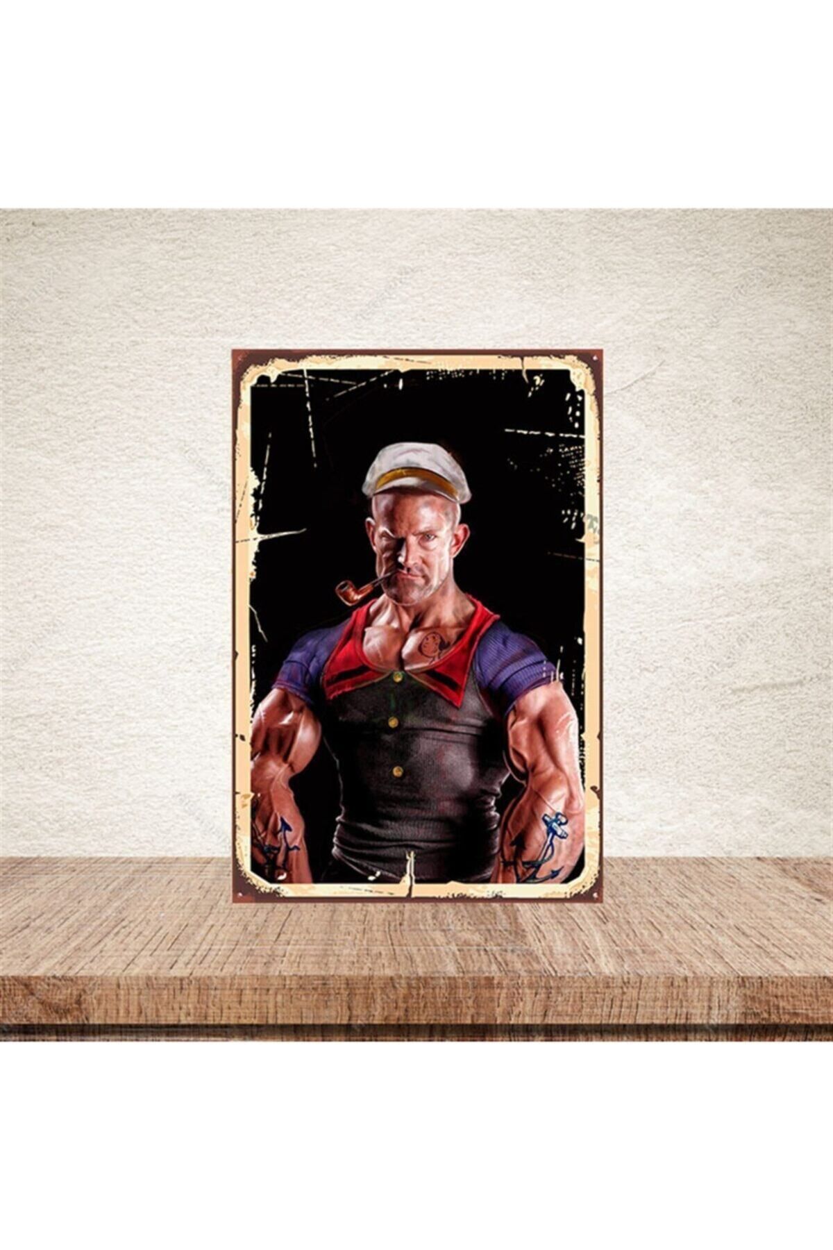 TAKIFİX Temel Reis 20-30 Cm Retro Ahşap Poster