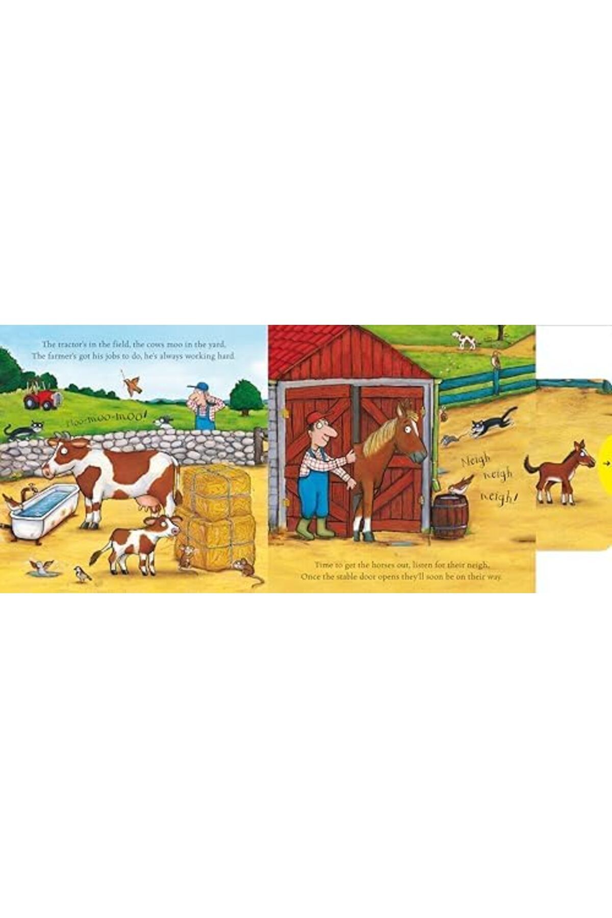 DERİK Derik Scheffler On the Farm: A push, pull, slide book YENİ 1122015