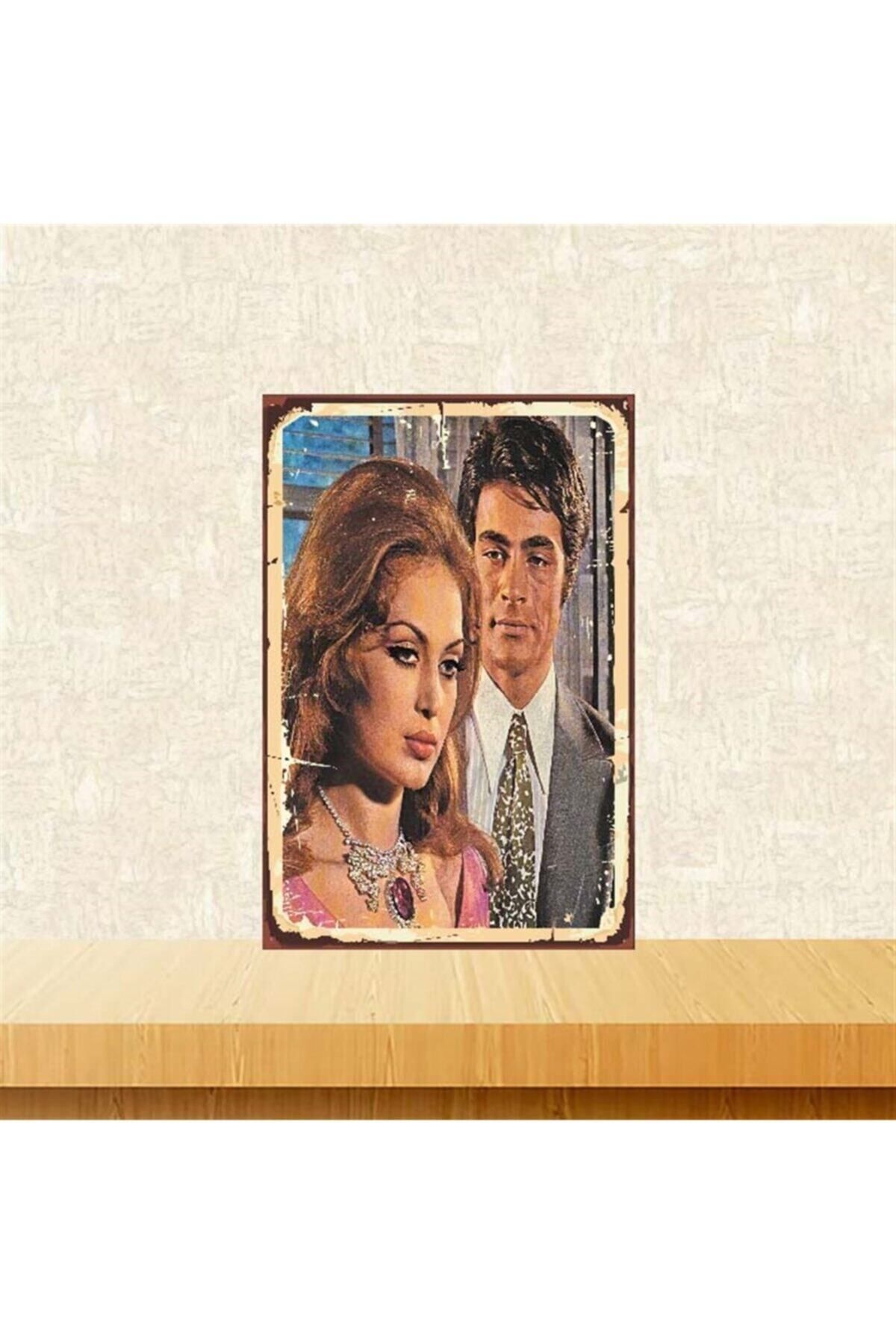 TAKIFİX 20x30 Cm Retro Ahşap Poster Tkfx3665