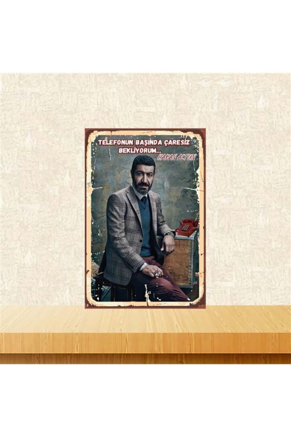 TAKIFİX Hakan Altun Retro Ahşap Poster