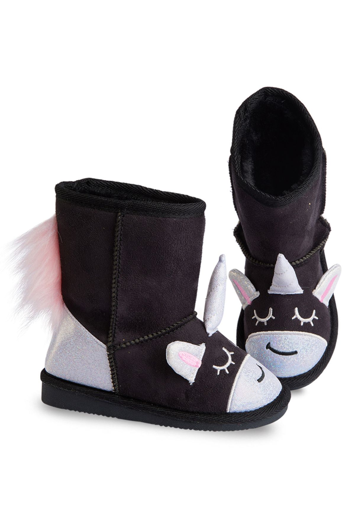 Denokids Czarne Buty Dziewczęce Z Jednorożcem Kobieta - 27