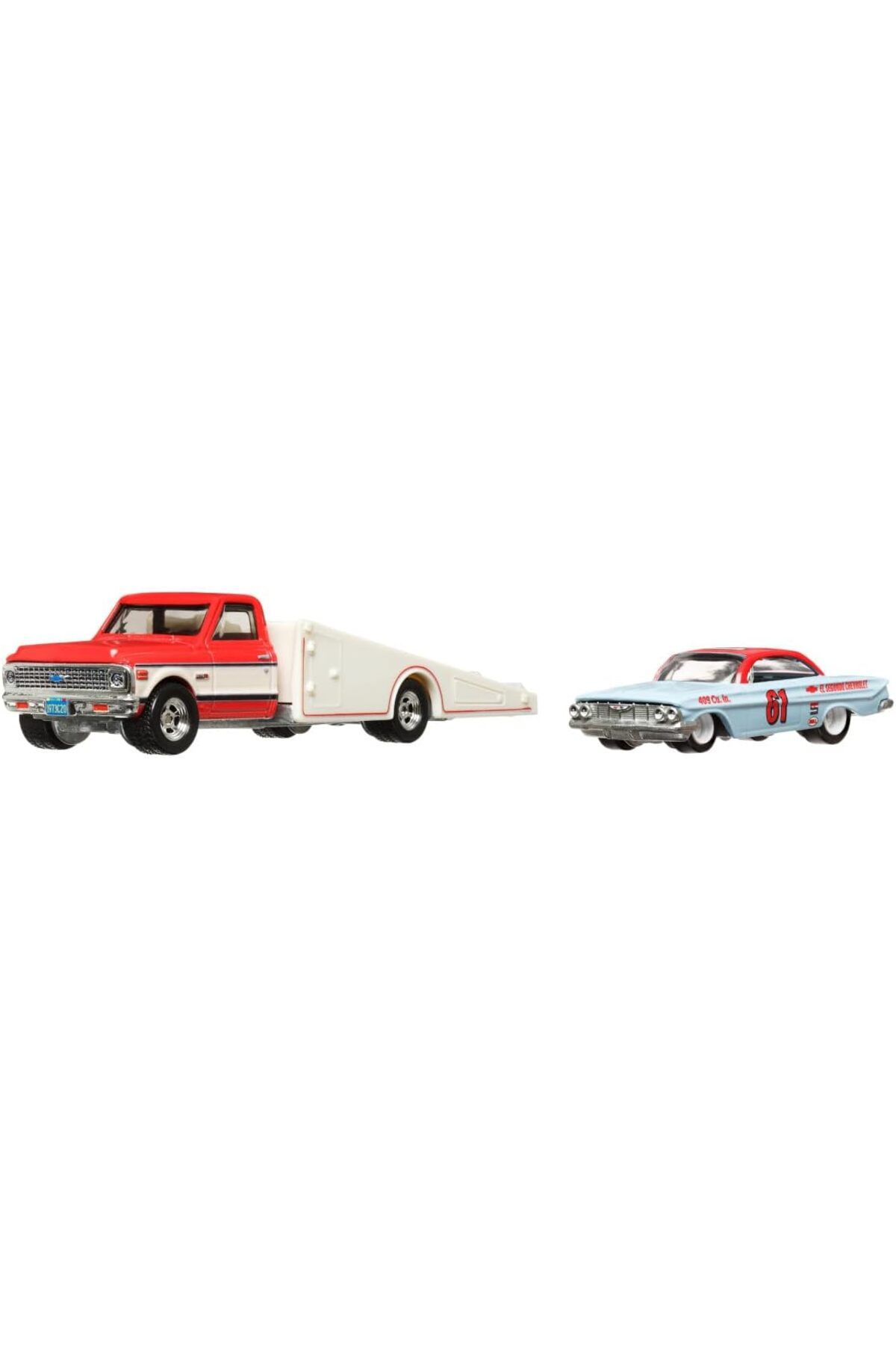 KDROĞLU plamystical Wheels Premium HKF40 Team Transport '61 Impala / '72 Chevy Ramp Truck (#54) newing 11395