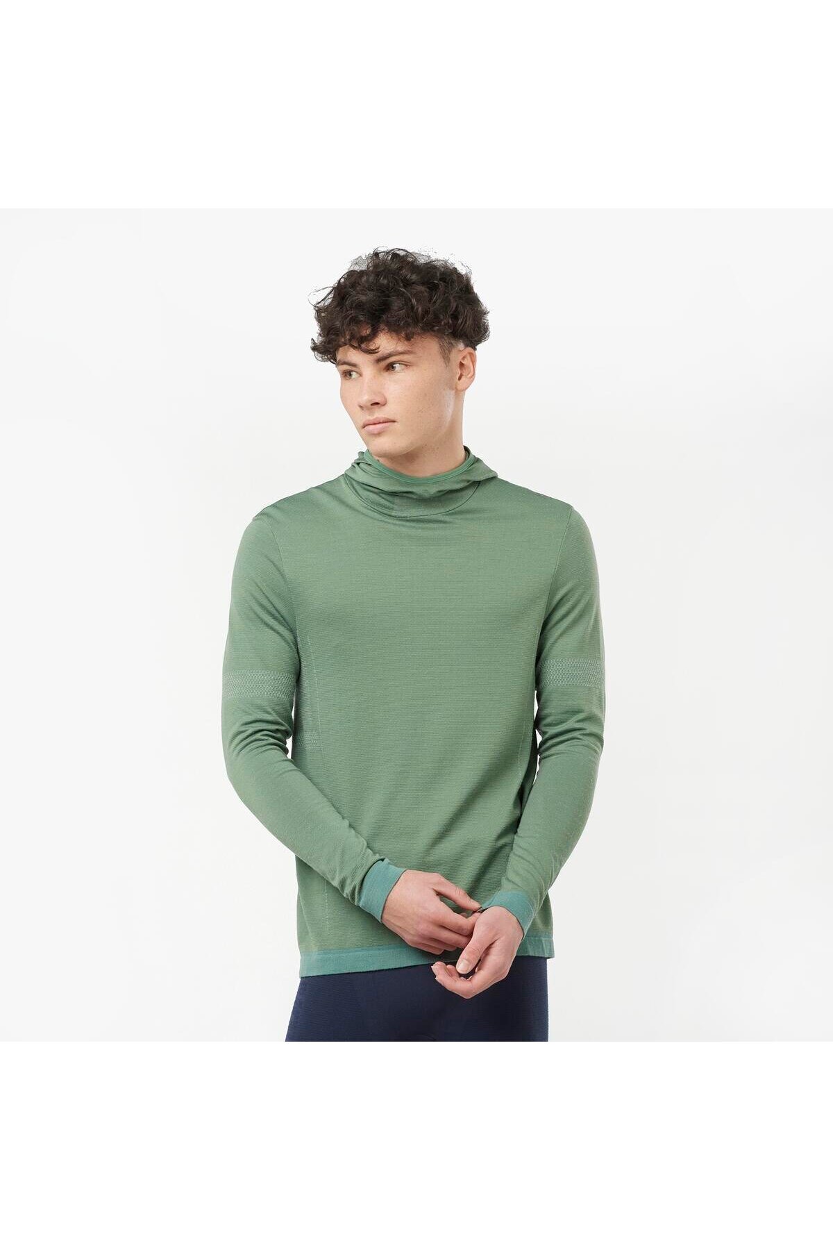 سالومون زیرپیراهن مردانه پشمی OUTSPEED طرح برگ بو LC2118000