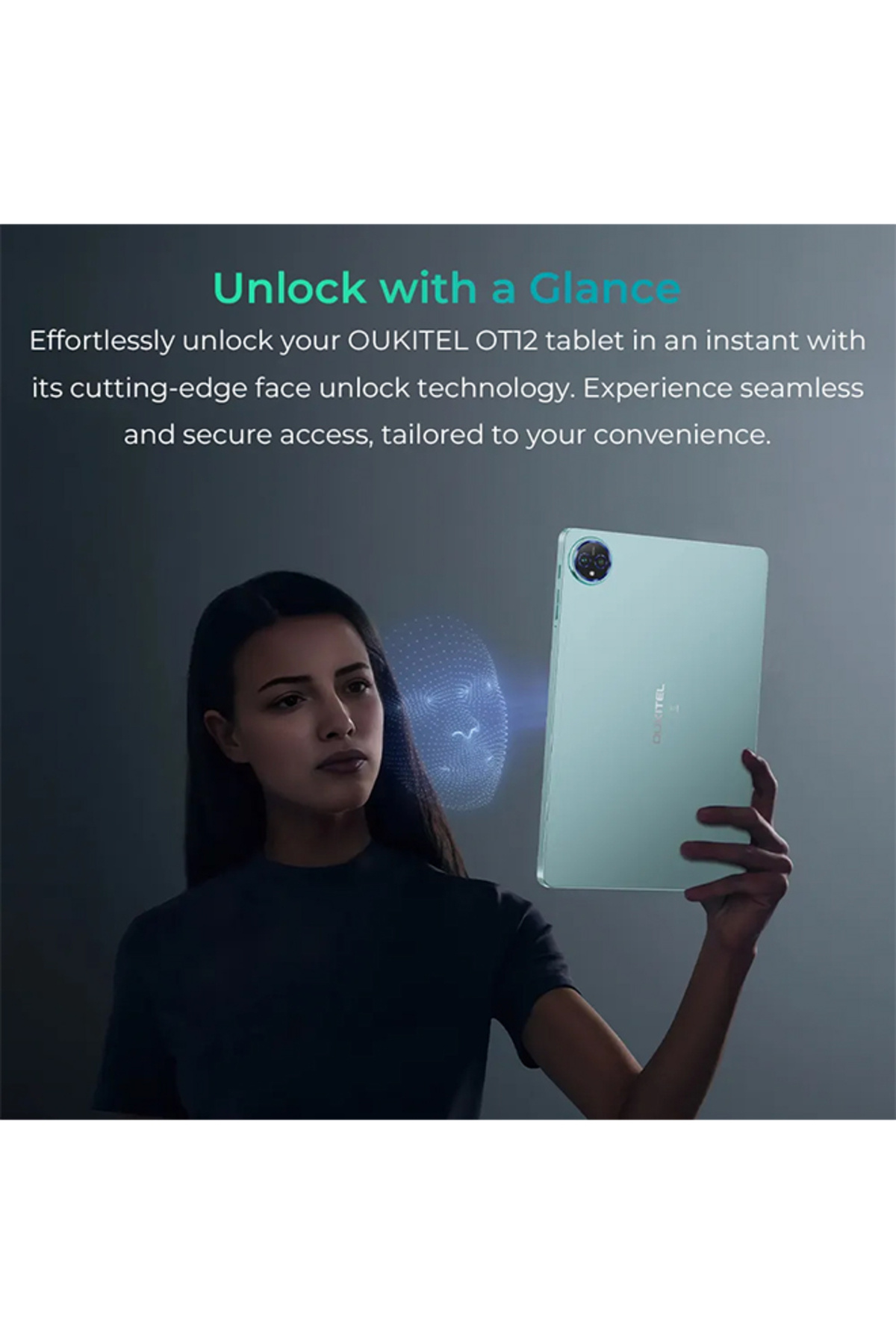 oukitel-OT12 Tablet With 11-Inch Dual SIM Grey 4+12GB RAM 256GB 4G - Middle East Version 6
