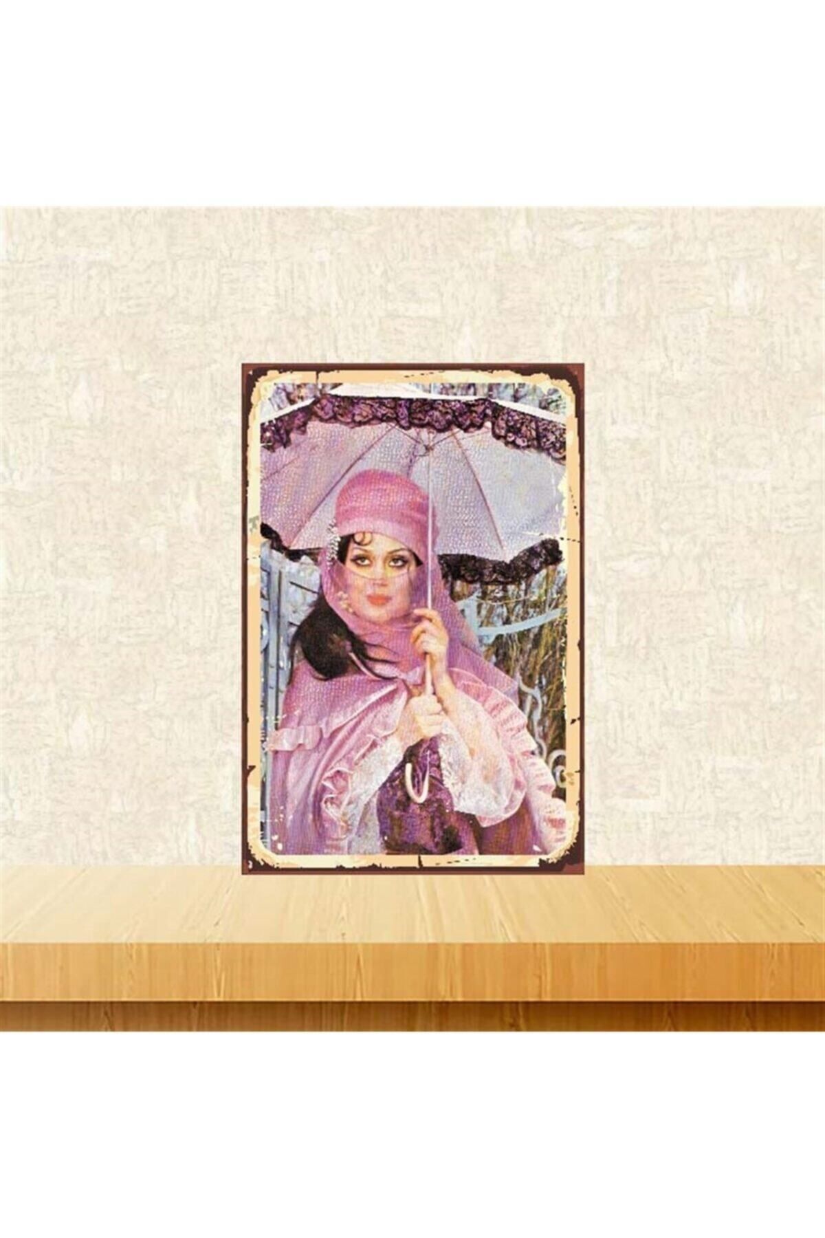 TAKIFİX Türkan Şoray Ahşap Poster