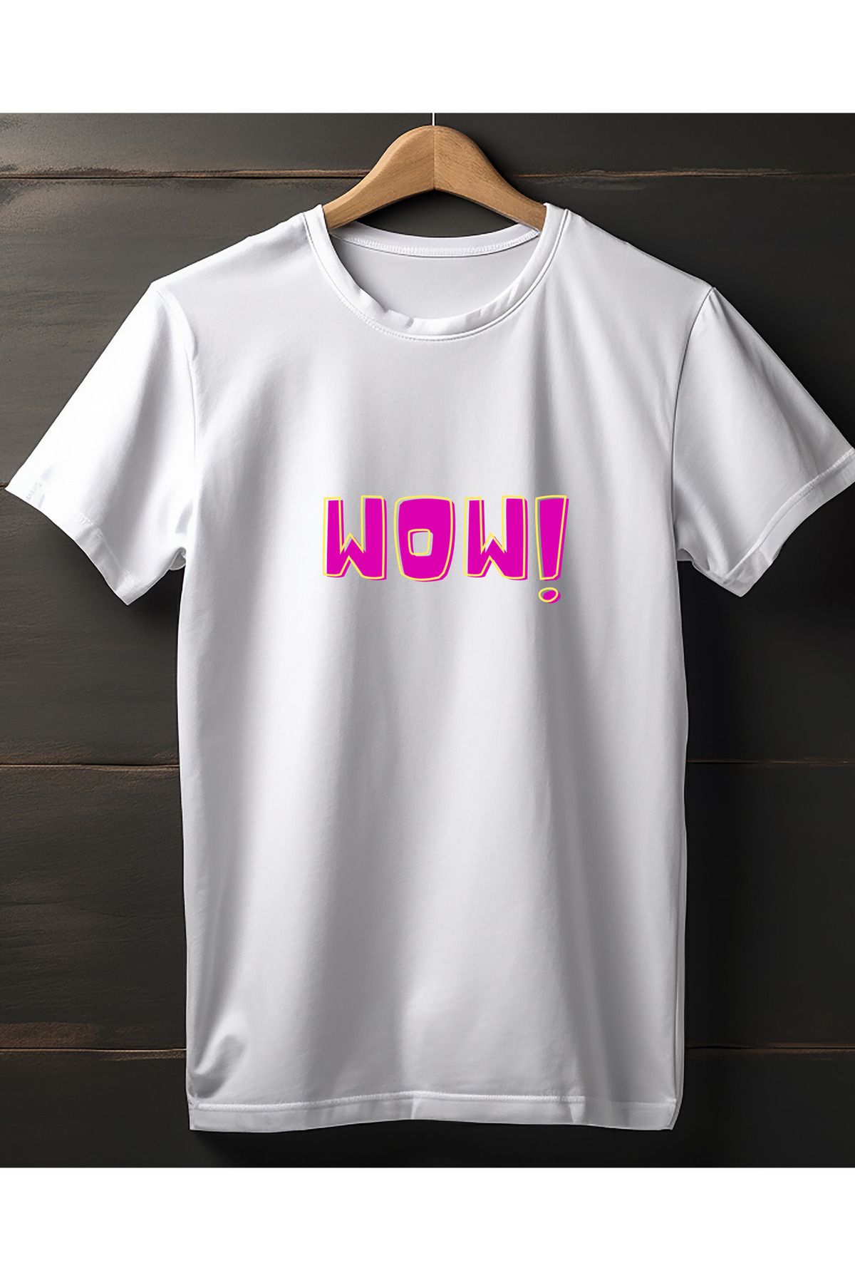 Fine Touch Kısa Kollu Comfort Basic Cilt Dostu, Nefes Alabilir , Baskılı Tişört %100pamuk