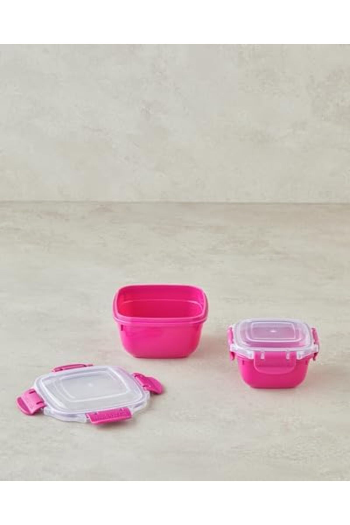 DERİK Derik Home Master Lock Plastik Saklama Kabı Pembe YENİ 1122015