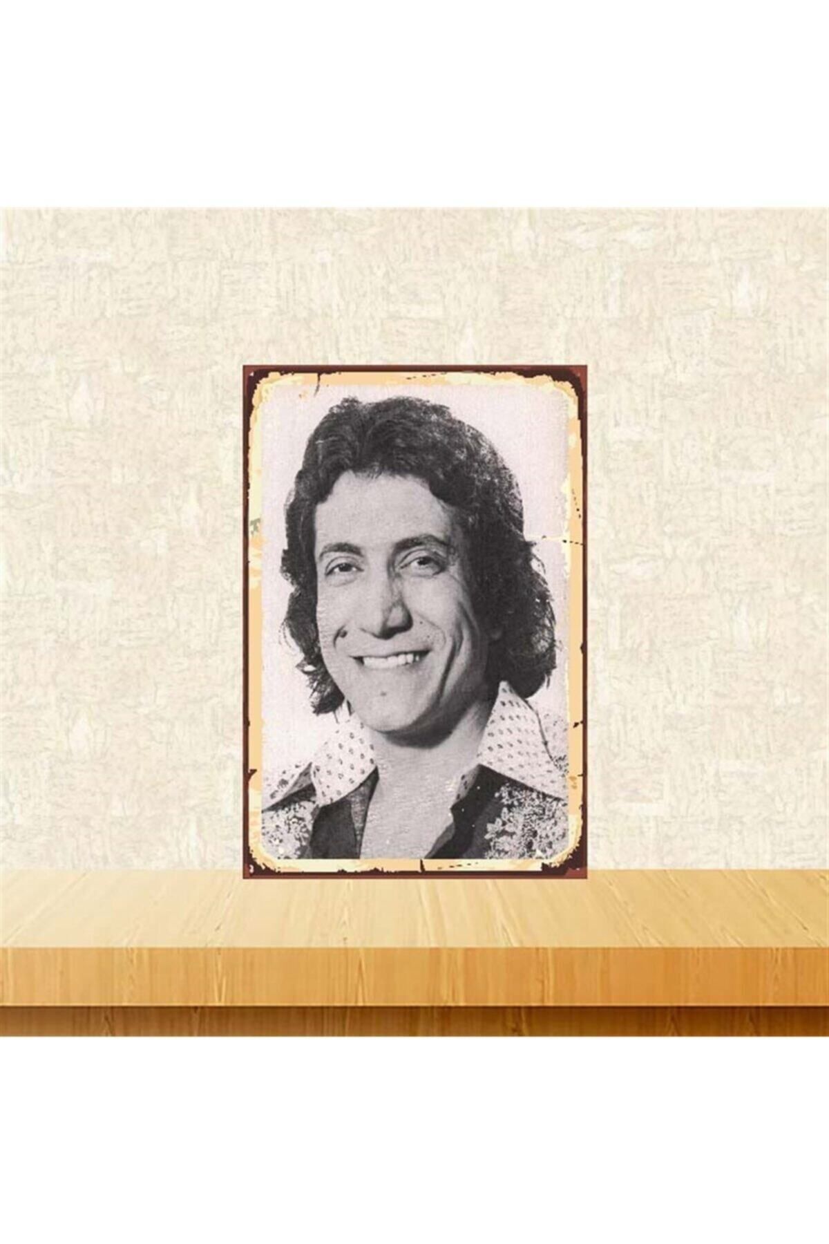 TAKIFİX Izzet Altınmeşe 20-30 cm Retro Ahşap Poster Tkfx3879